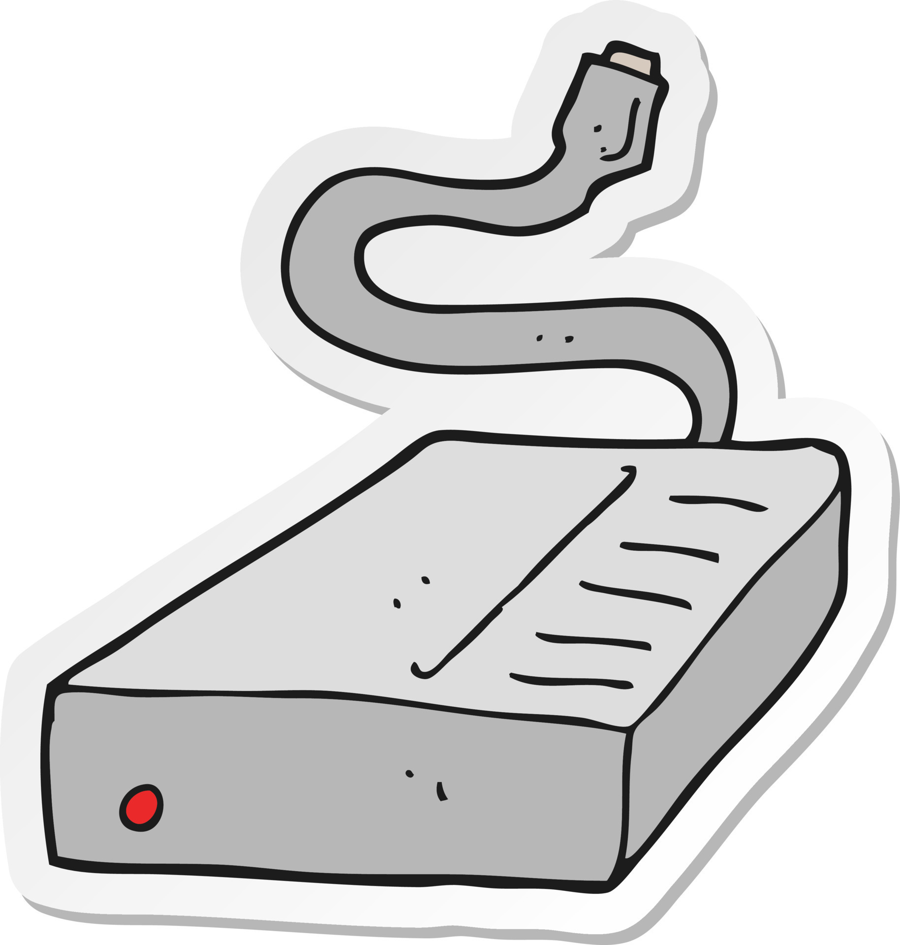 sticker of a cartoon hard drive 11296765 Vector Art at Vecteezy sticker of a cartoon hard drive 11296765 Vector Art at Vecteezy