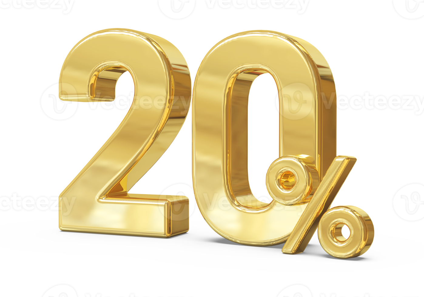 promotion 20 number percent 3d png