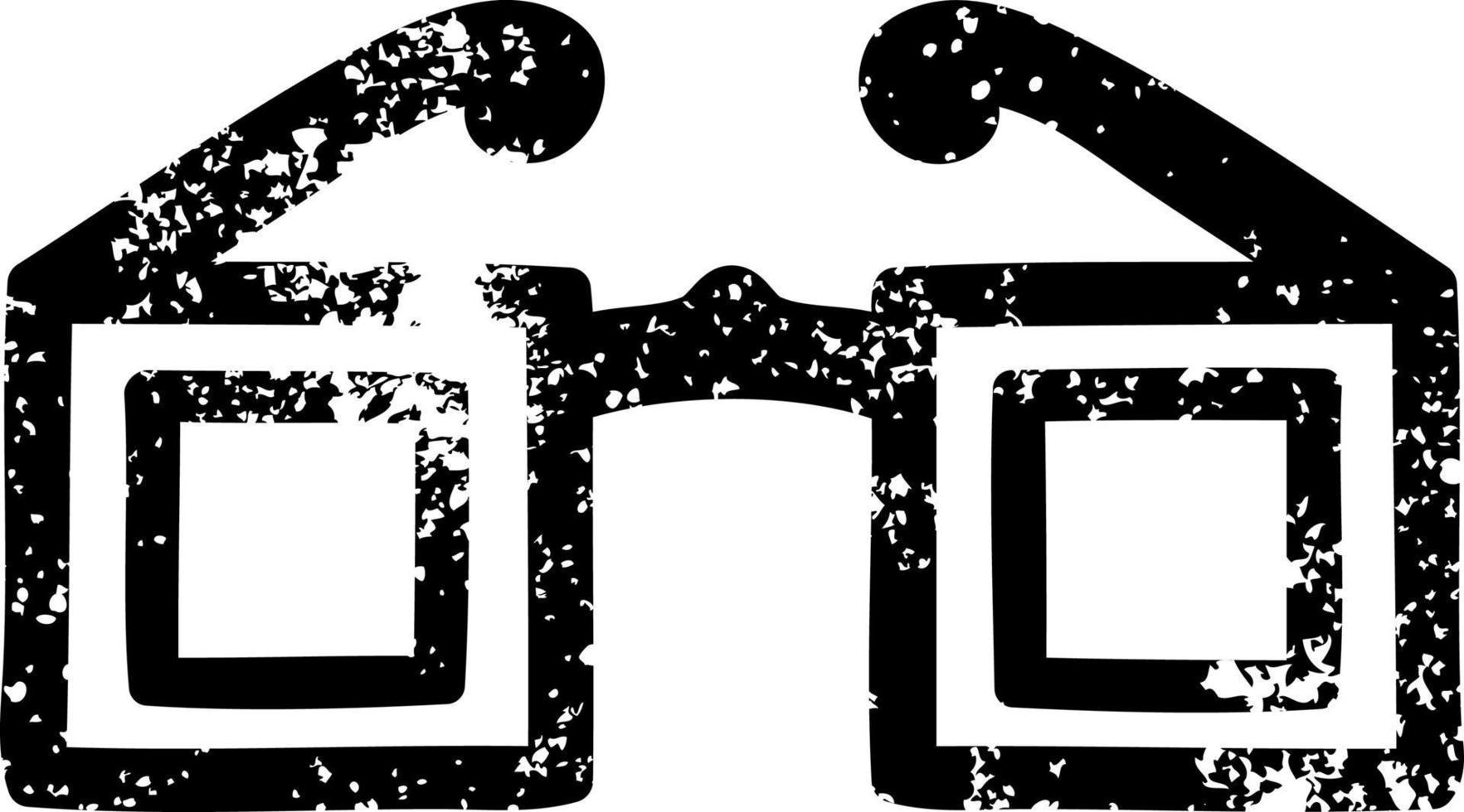 square glasses icon vector