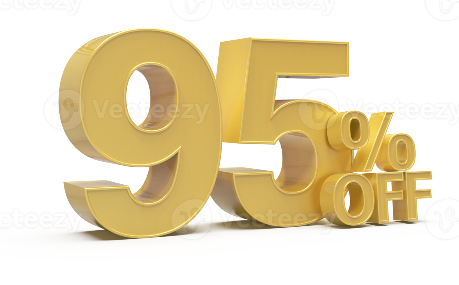 sale-number-95-percent-off-golden-11297047-png