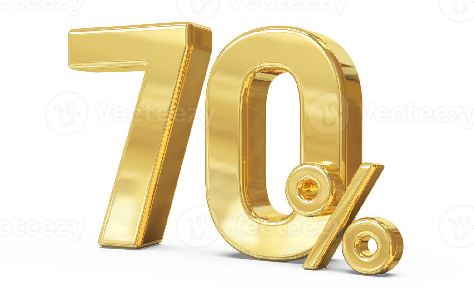 promotion 70 number percent 3d png