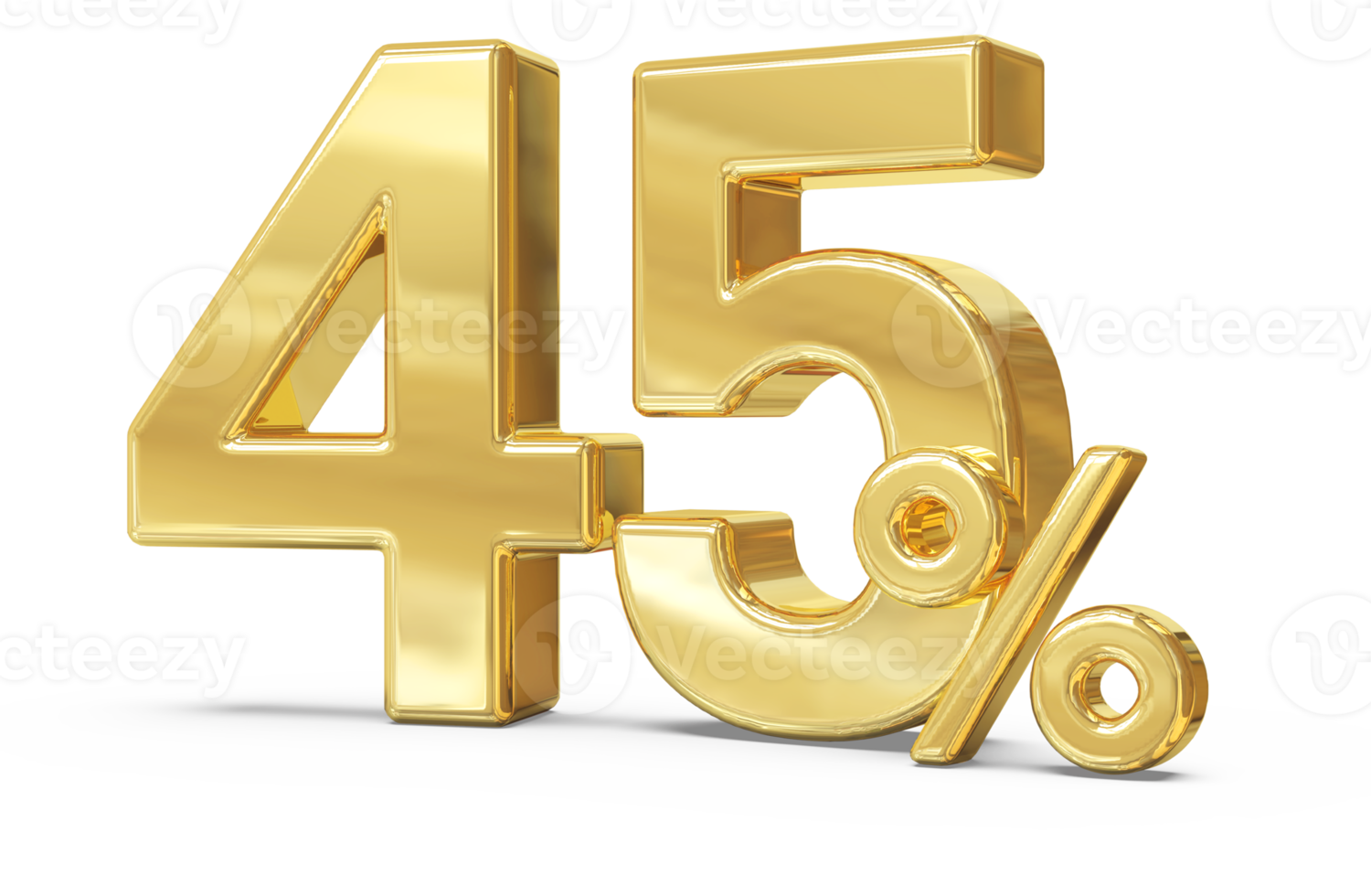 promotion 45 number percent 3d 11297101 PNG