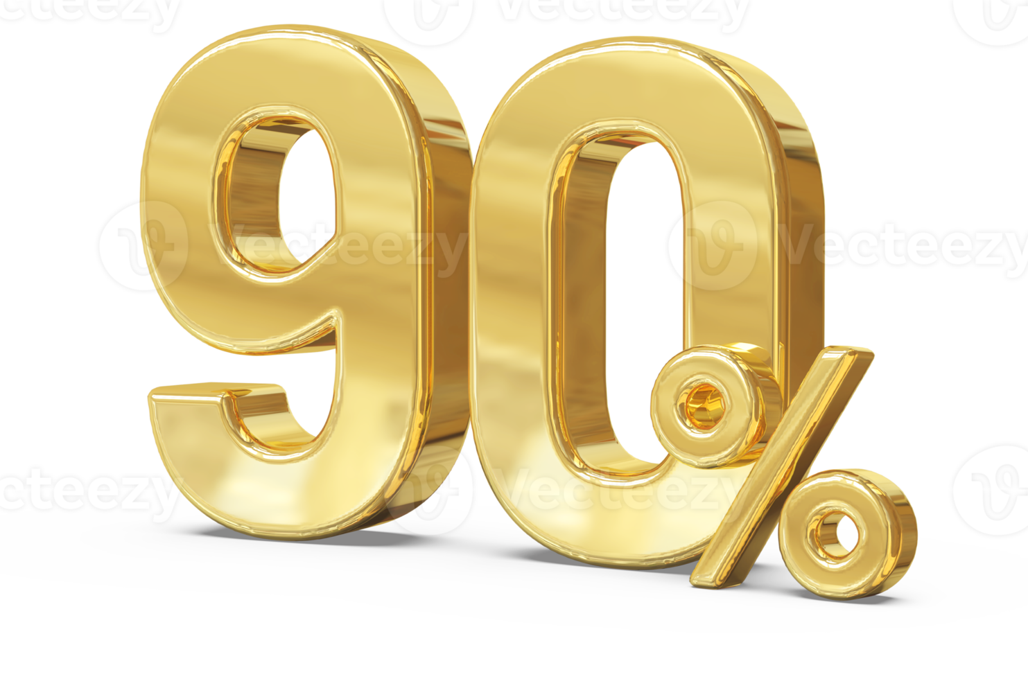 promotion 90 number percent 3d png