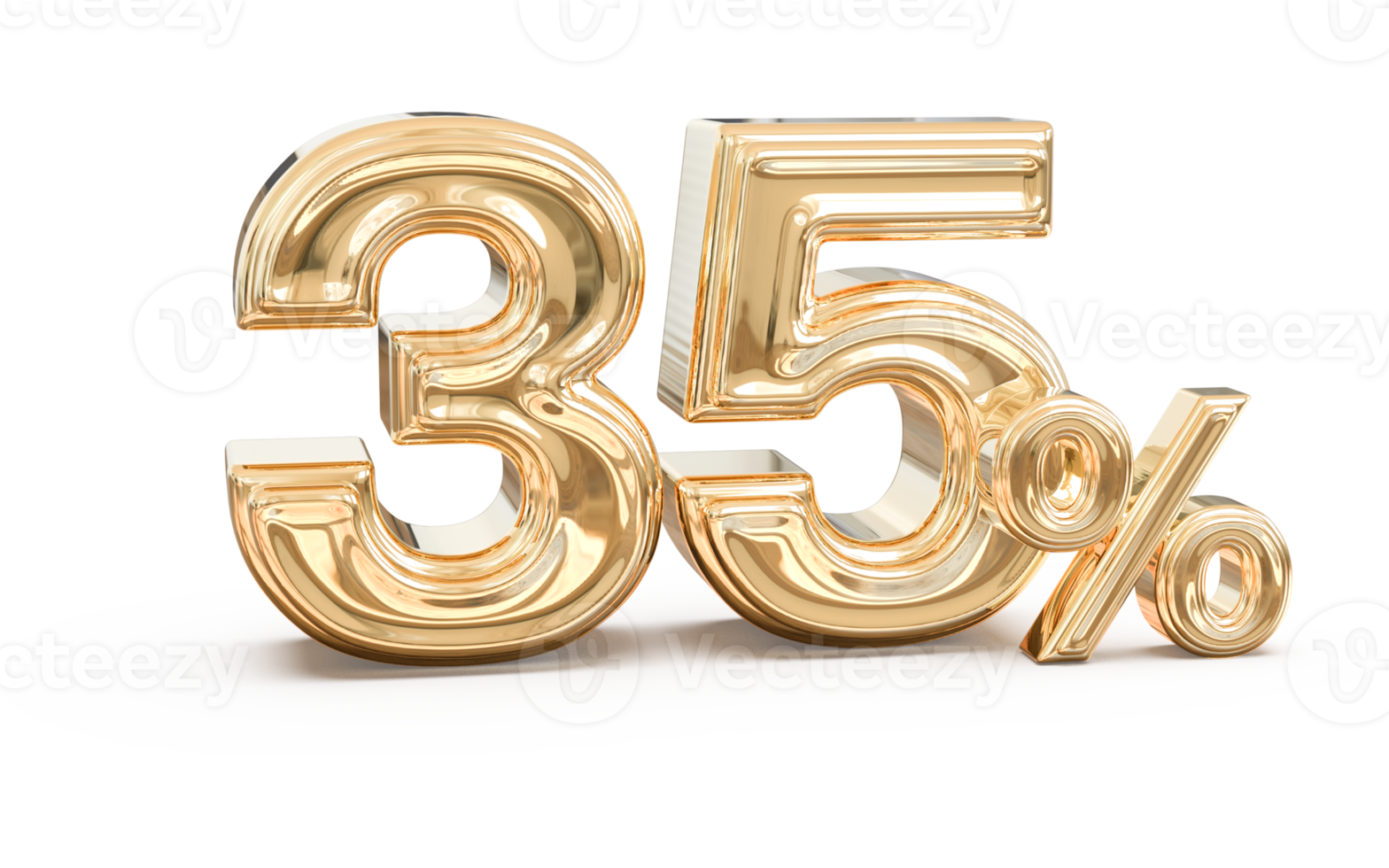 promotion number 35 percent 3d png