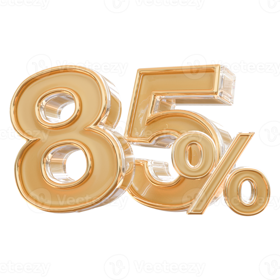 promotion 85 number percent png
