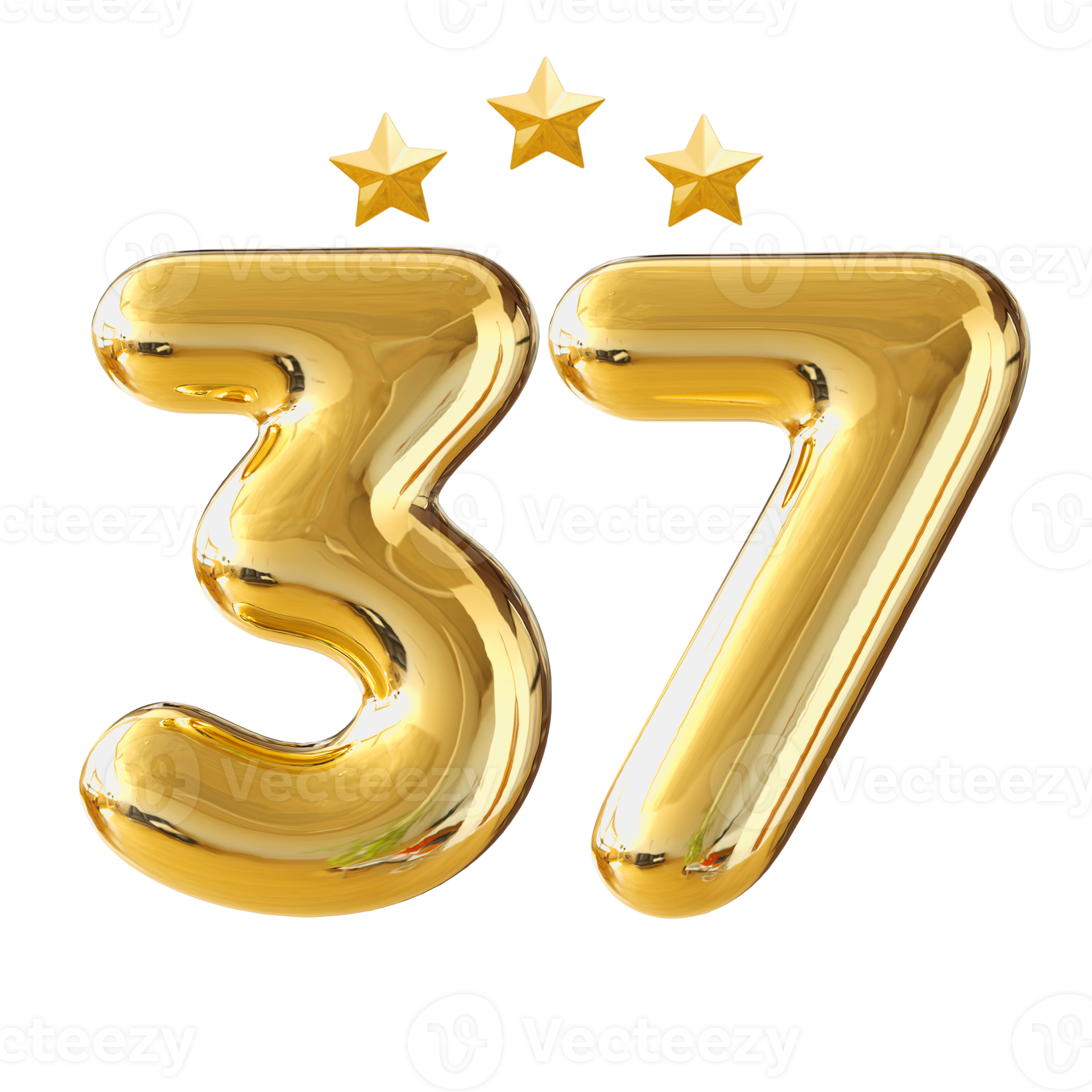 37 years anniversary number 11297126 PNG