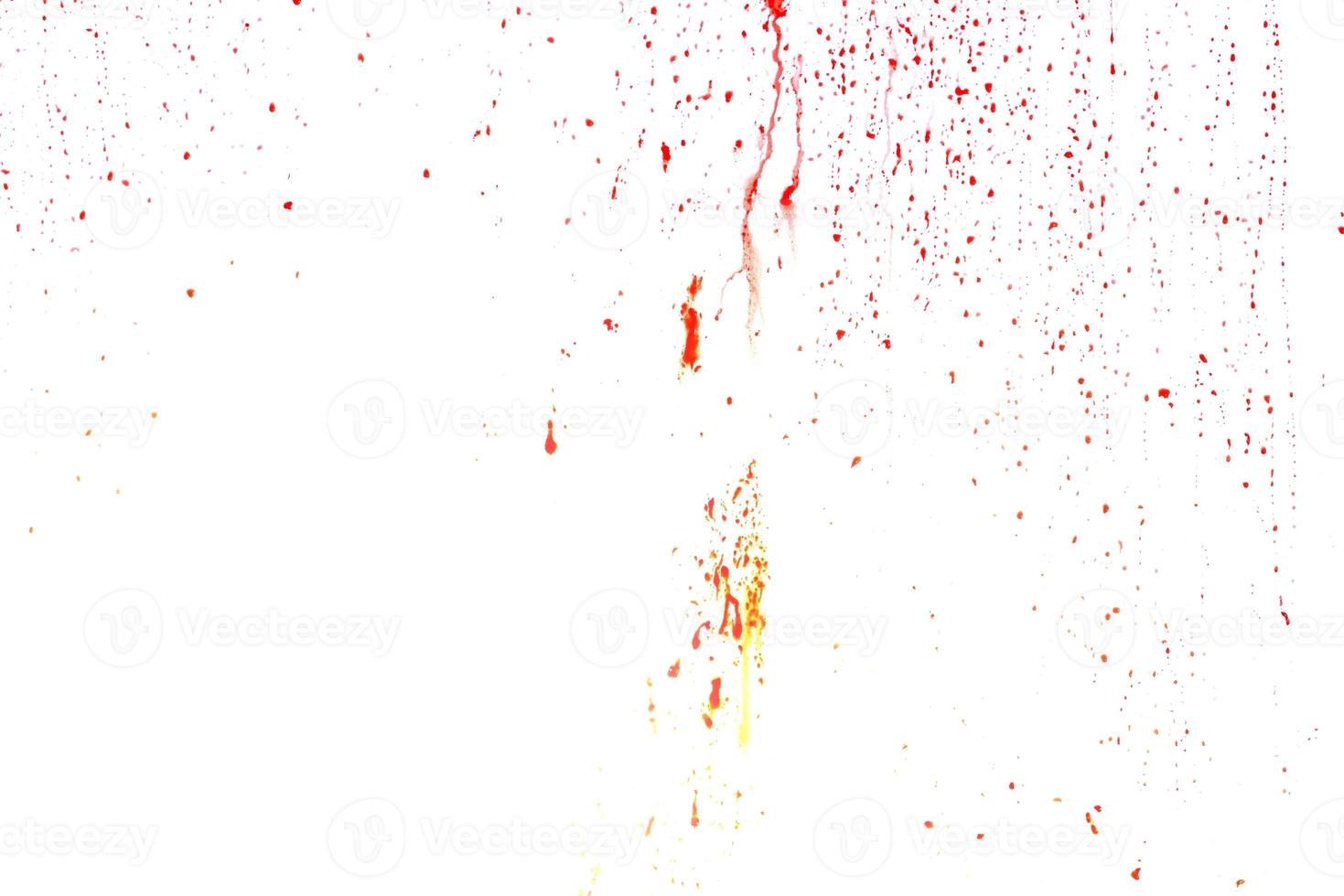 Colors on white surface photo