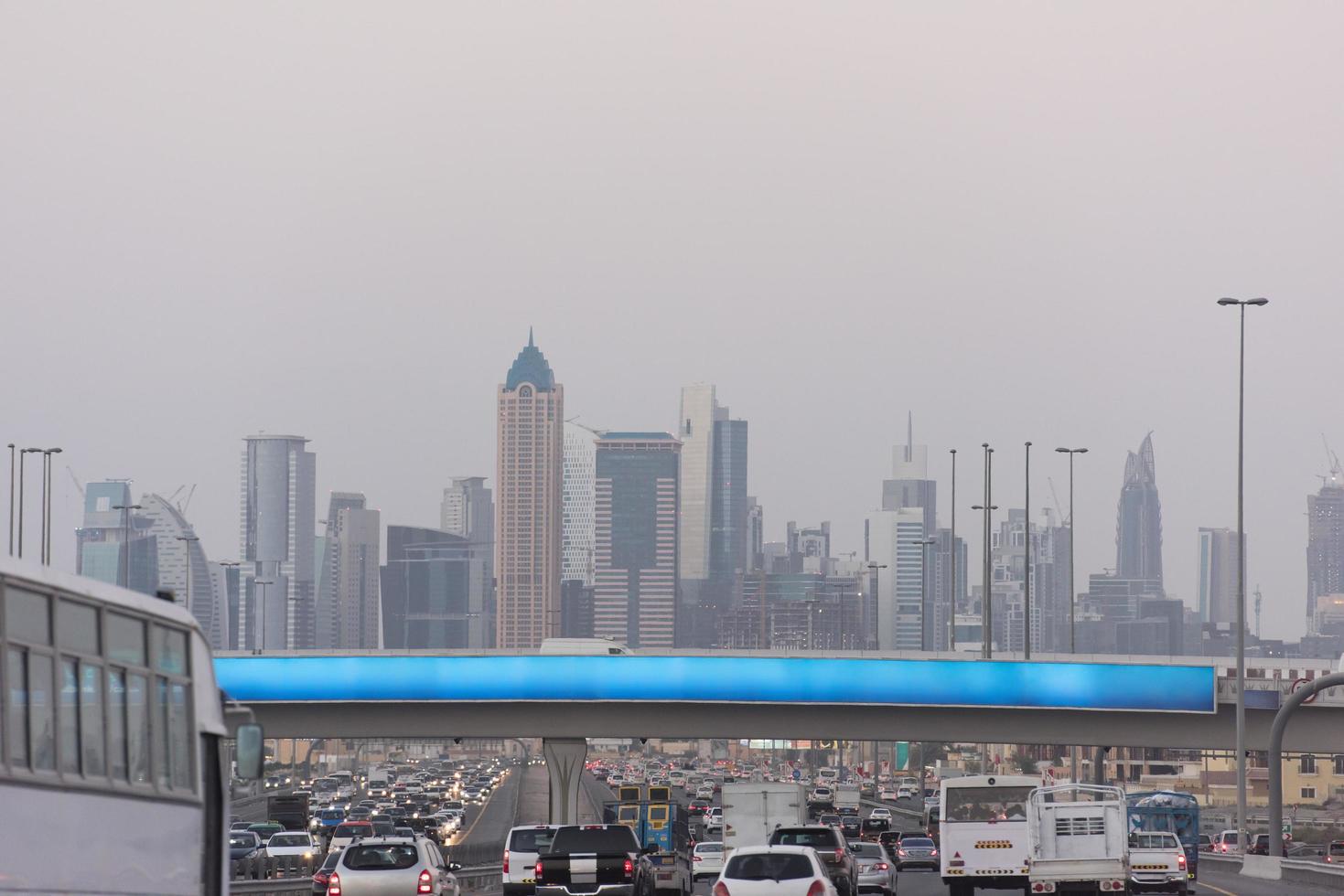 Dubai, 2022 - Dubai traffic jam photo