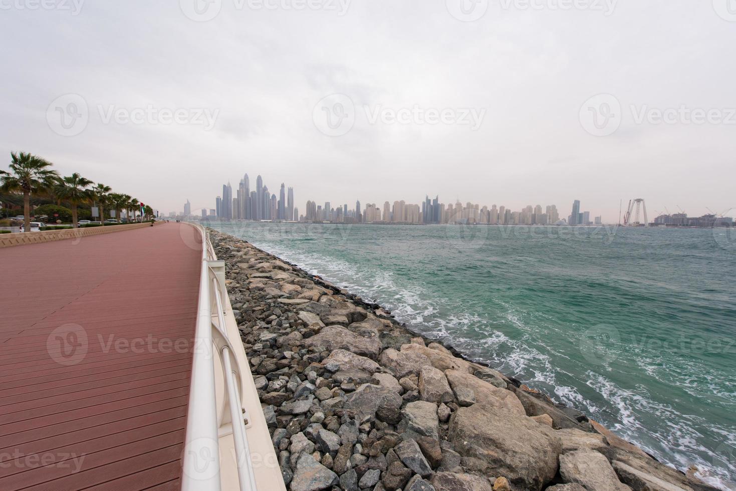 Panorama Dubai city UAE photo