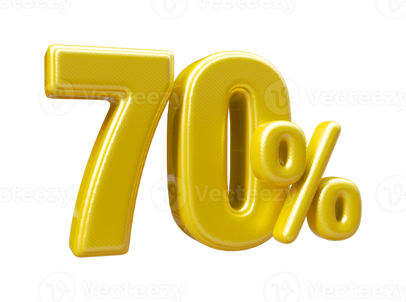 sale number 70 percent off golden png