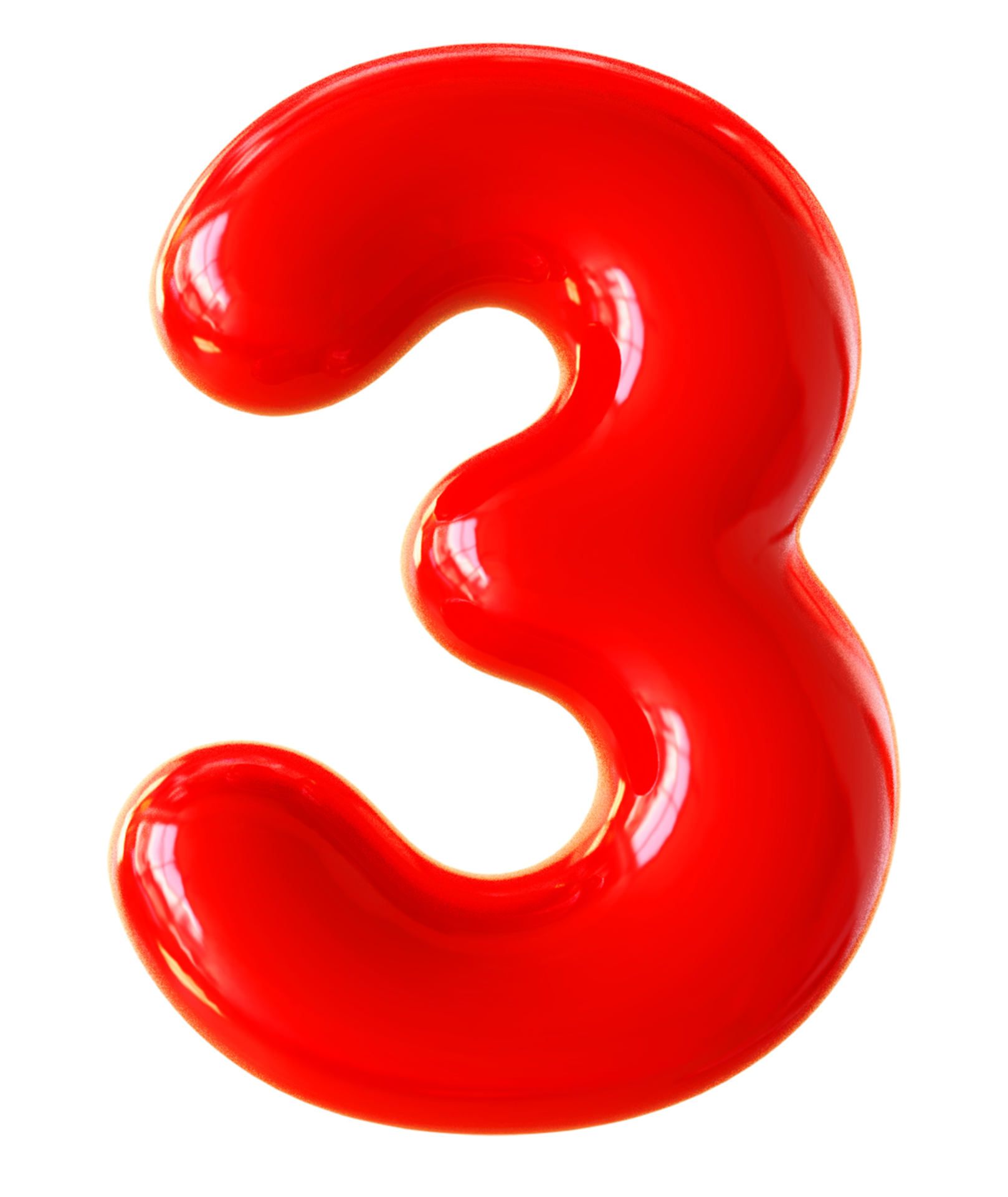3d-red-number-3-11297475-png