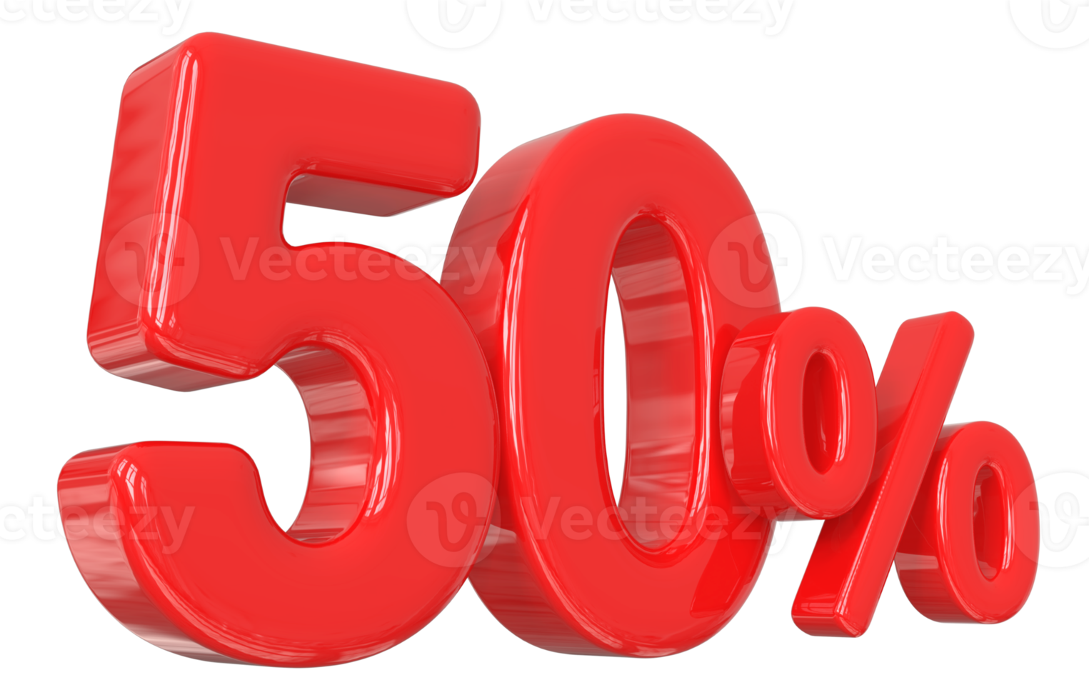 promozione numero 50 per cento 3d png