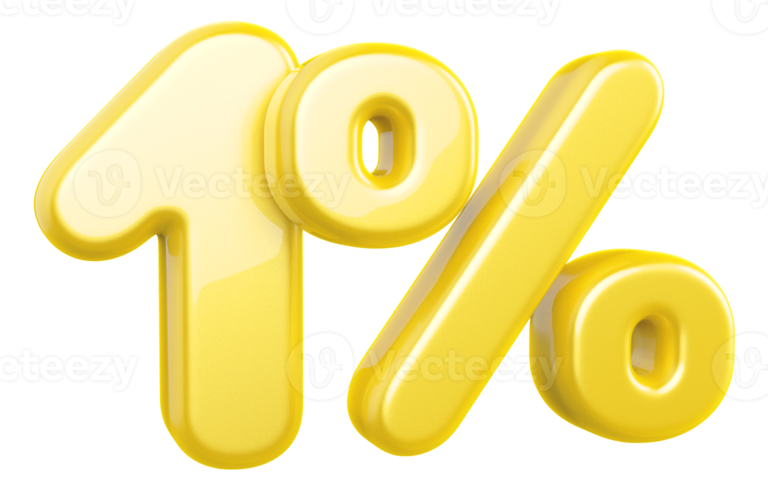 promotion 1 number percent 3d png