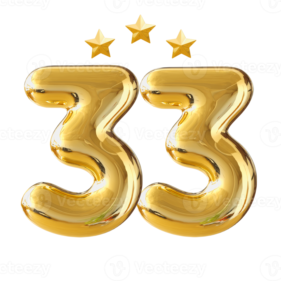 N mero De Aniversario De 33 A os 11297524 PNG n-mero-de-aniversario-de-33-a-os-11297524-png