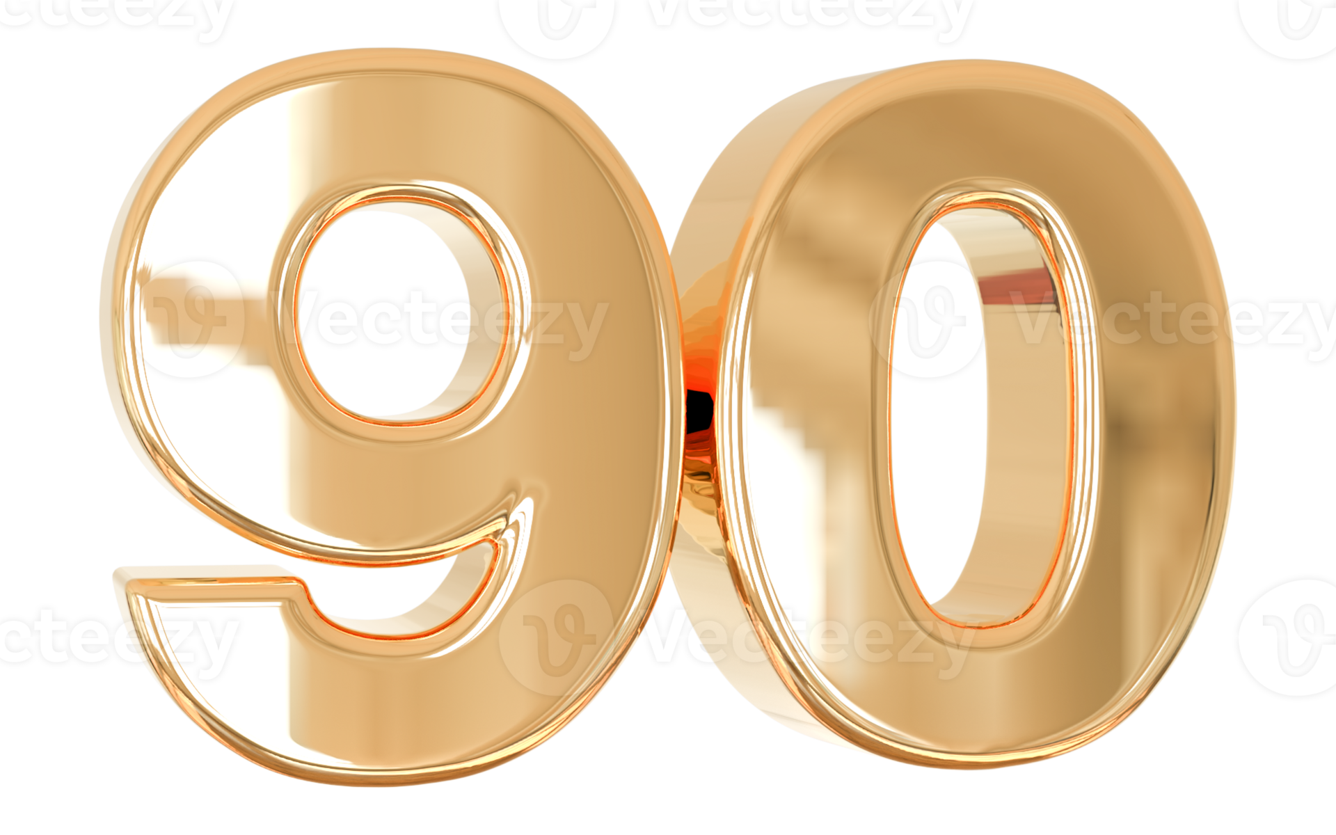 number 90 3d 11297525 PNG