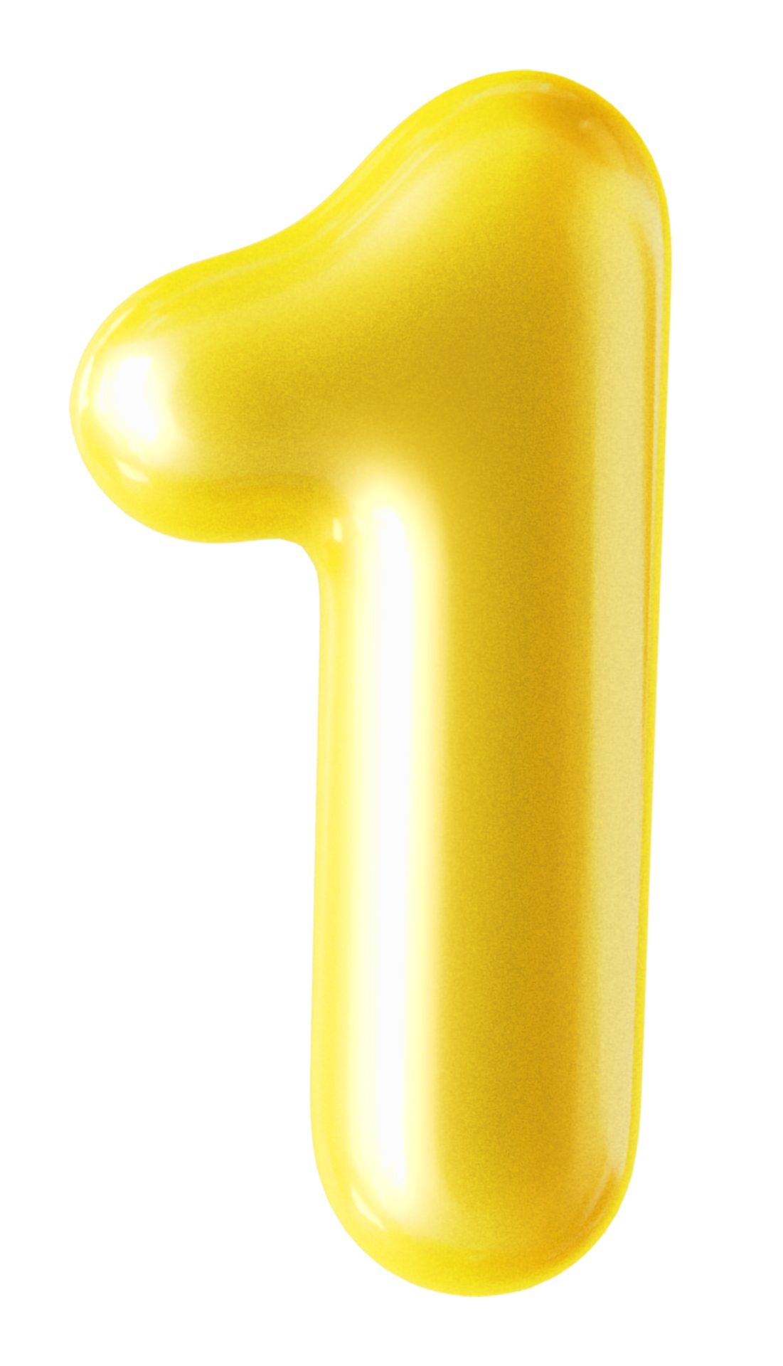3d number 1 golden 11297573 PNG