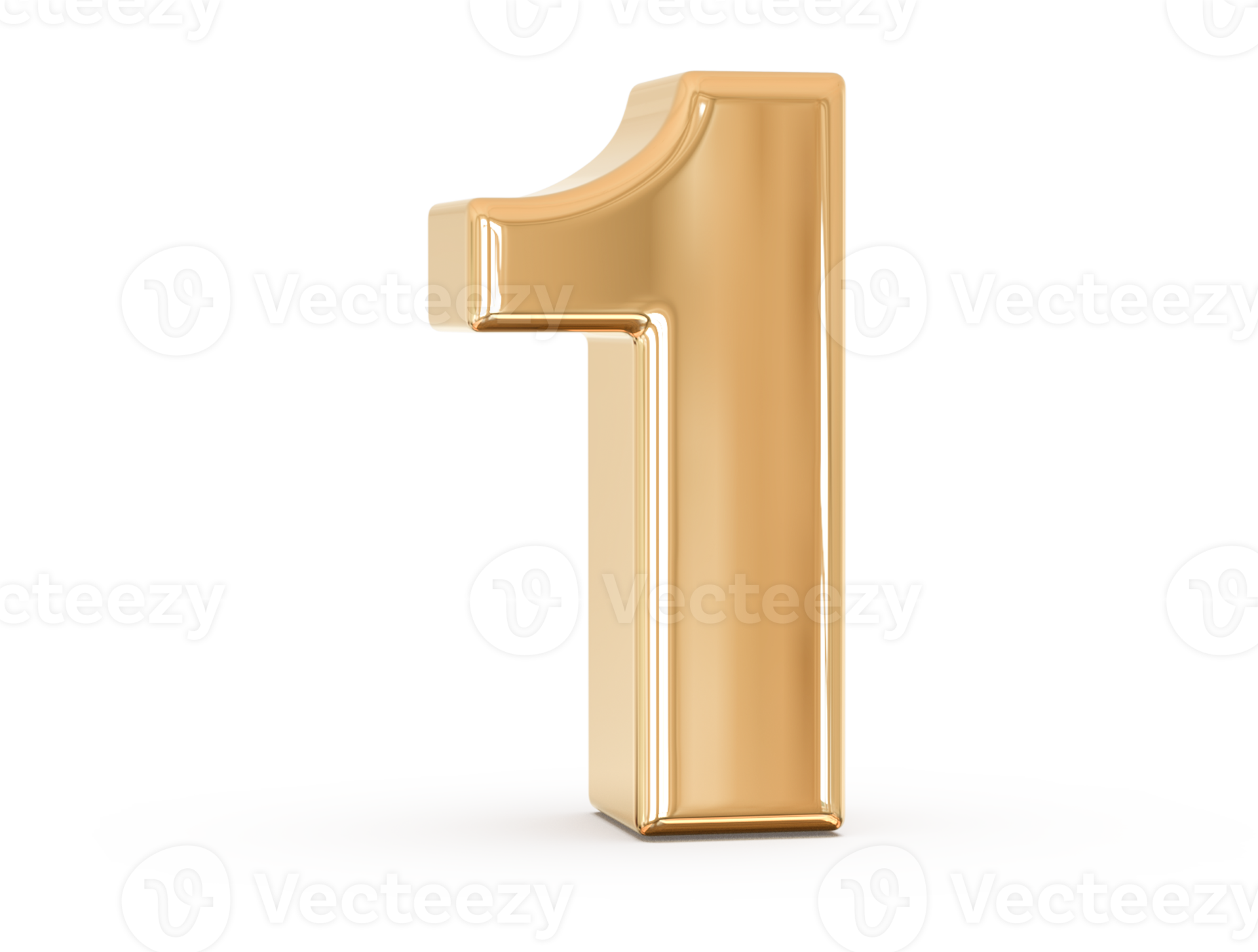 number 1 3d gold 11297589 PNG