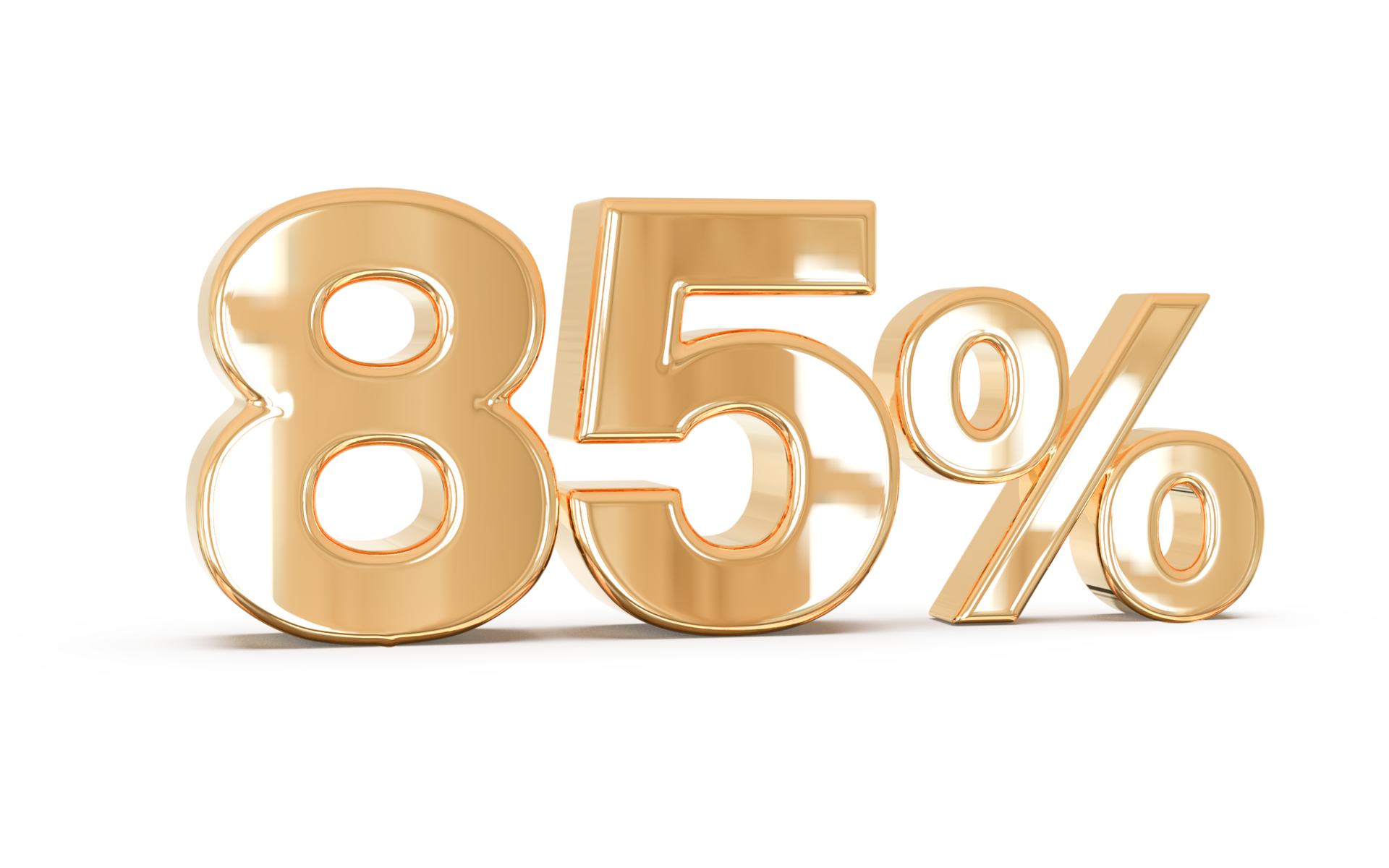 Promotion Number 85 Percent 3d 11297605 PNG promotion-number-85-percent-3d-11297605-png