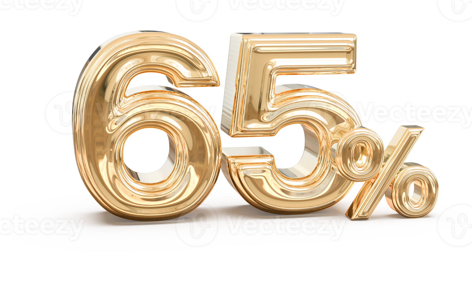 promotion number 65 percent 3d png