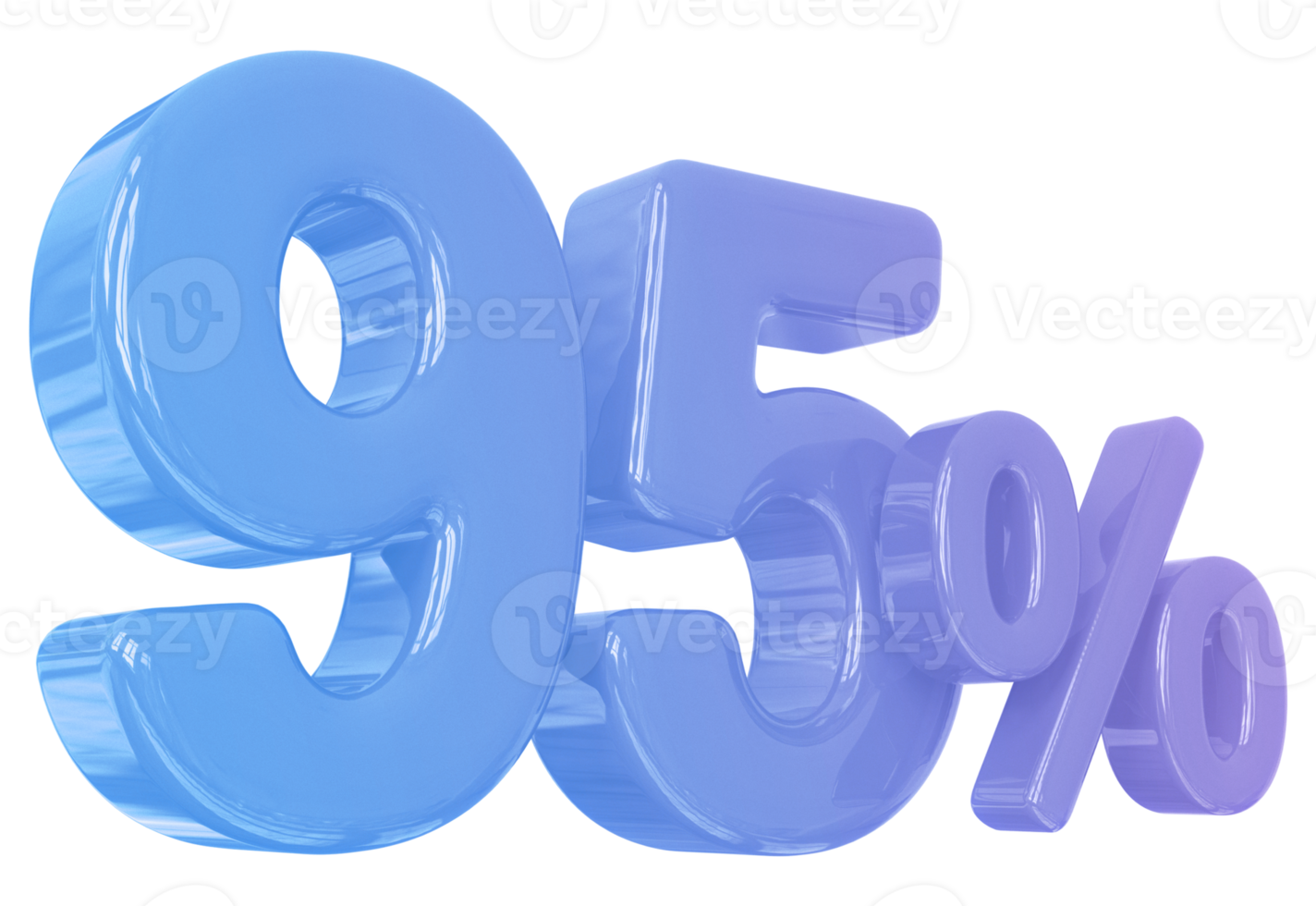 promotion number 95 percent 3d png