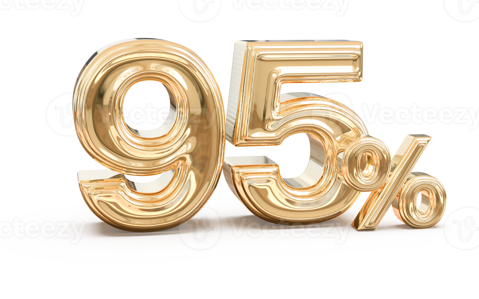 promotion number 95 percent 3d png