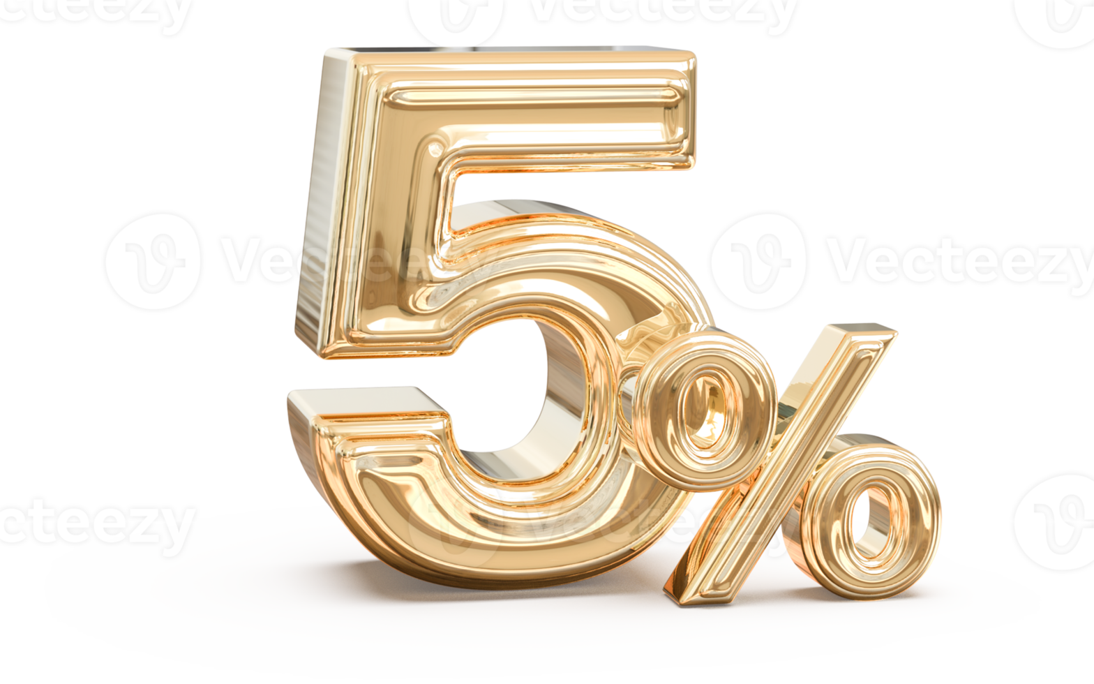 promotion number 5 percent 3d png