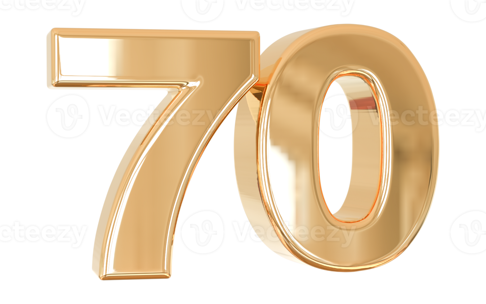 70 Num ro 3d 11297760 PNG