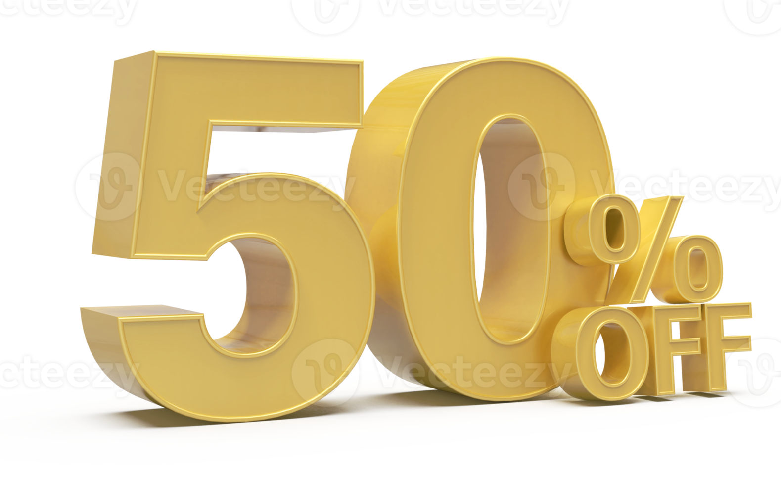 free-number-50-percent-golden-luxury-11297853-png-with-transparent