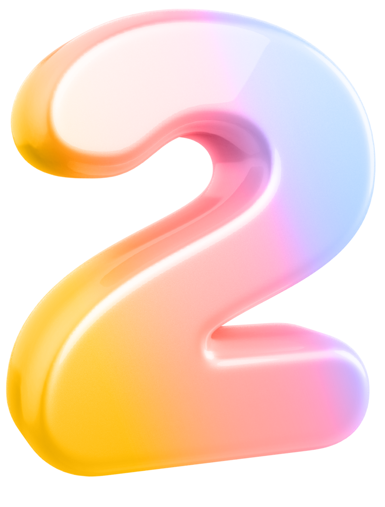 Number 2 3d Gradient 11297887 PNG number-2-3d-gradient-11297887-png