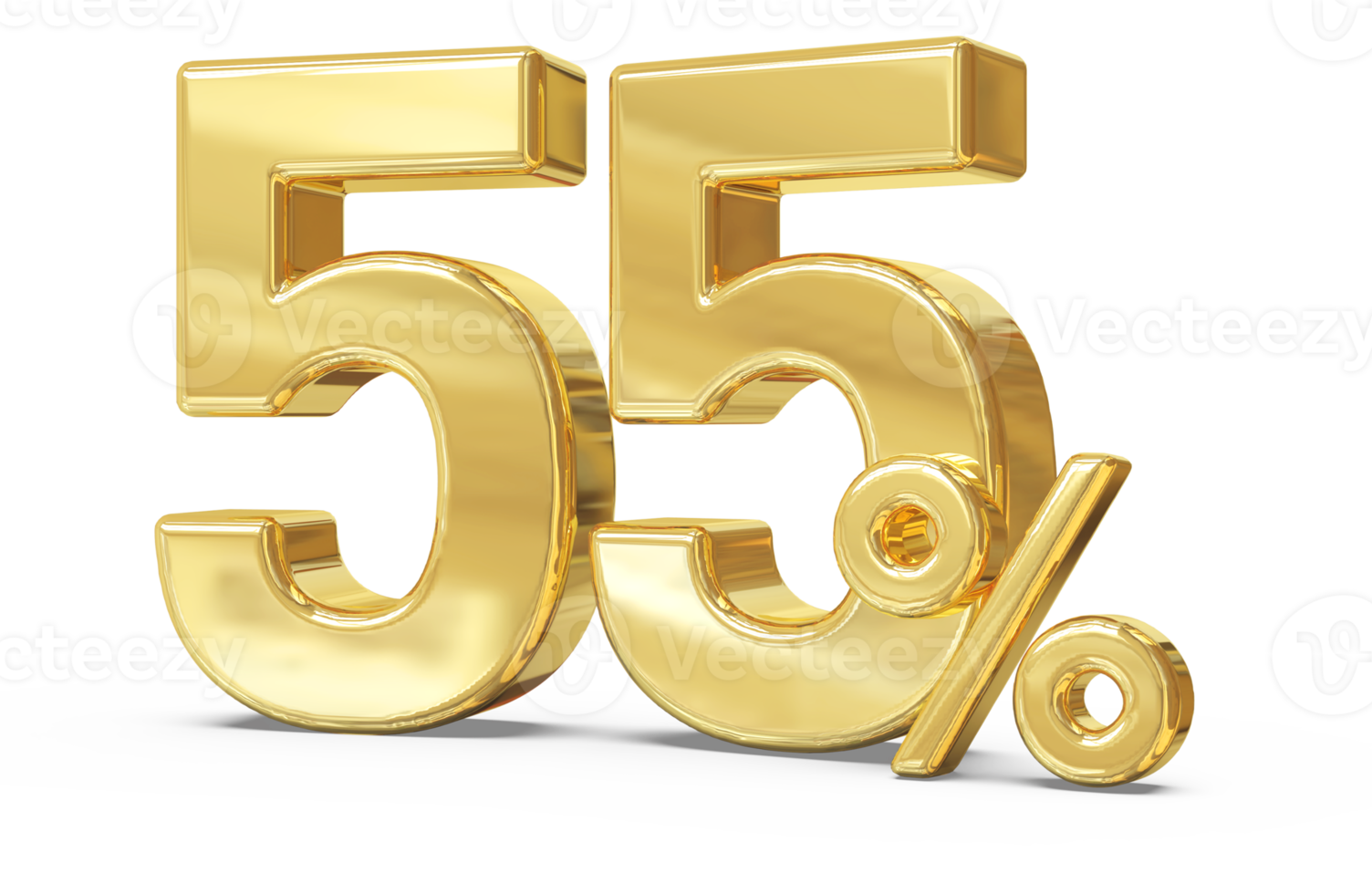 promotion 55 number percent 3d png