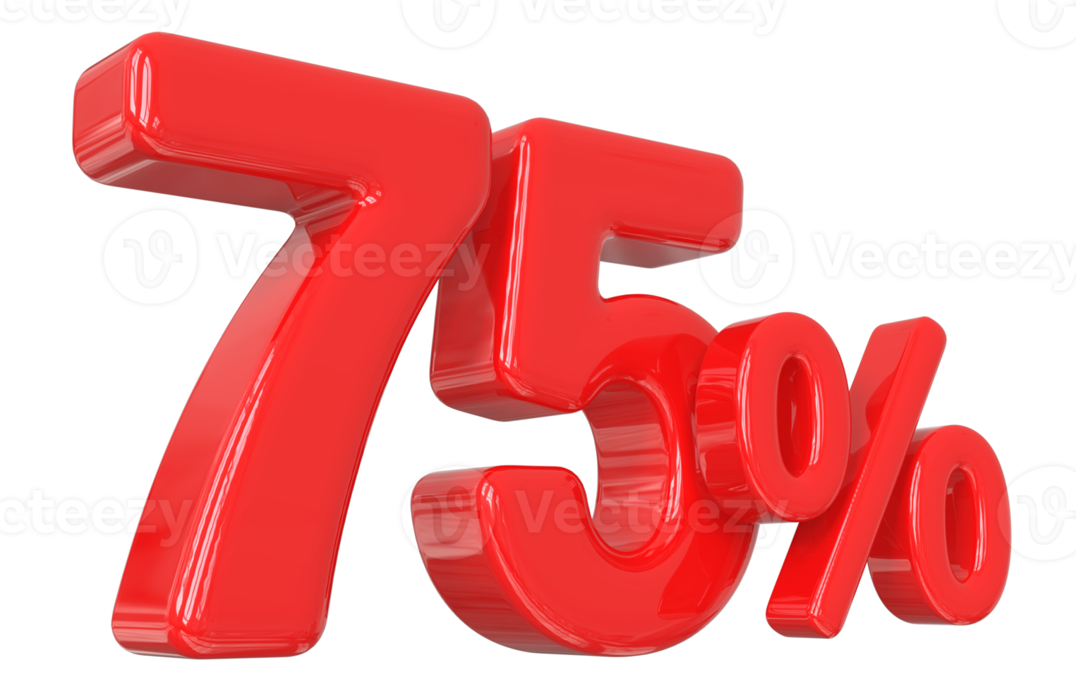 promotion number 70 percent 3d png
