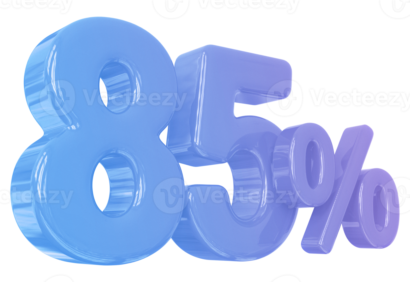 promotion number 85 percent 3d png