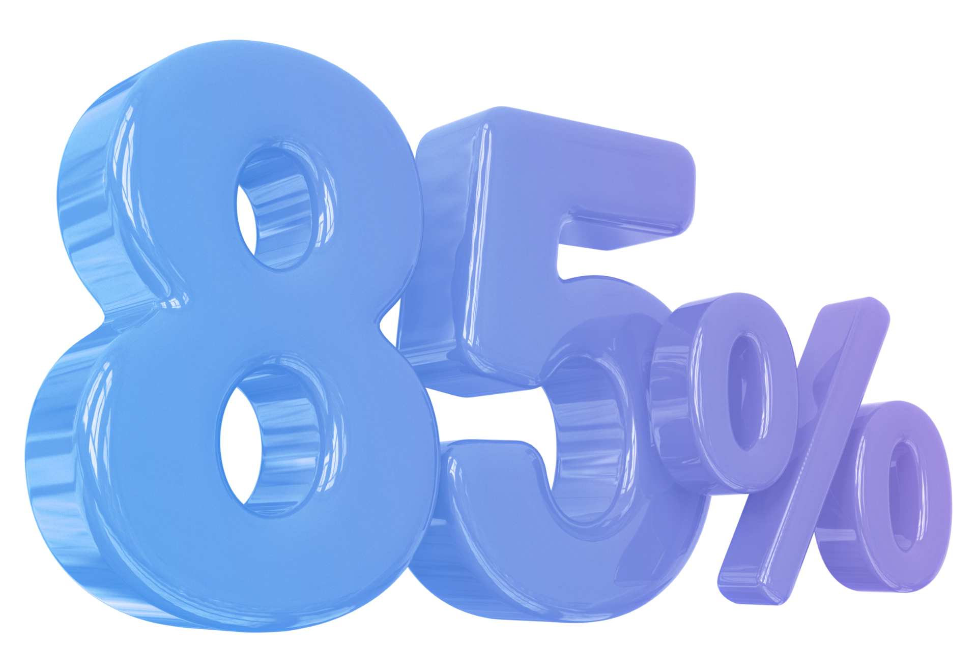 Promotion Number 85 Percent 3d 11297903 PNG
