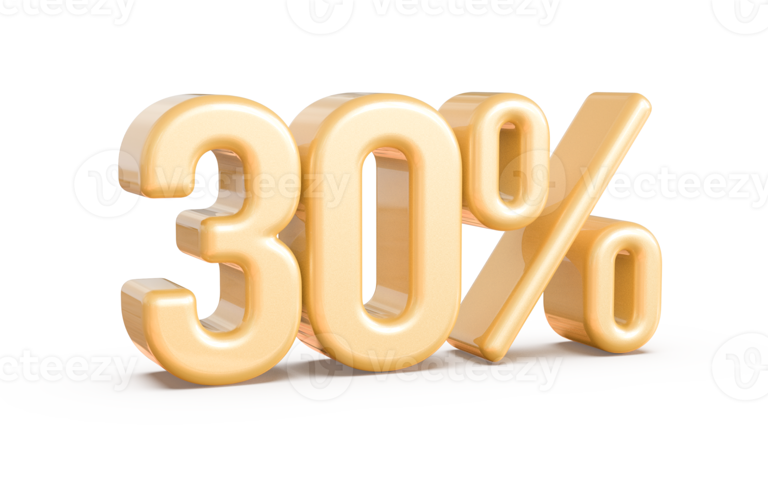 promotion number 30 percent 3d png