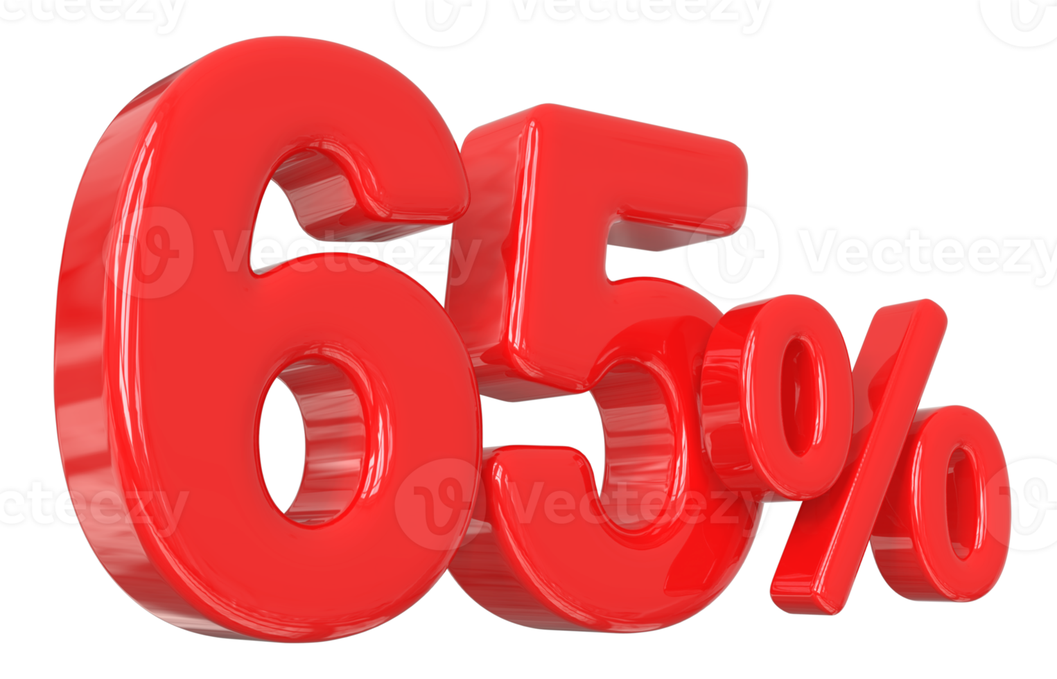 sale number 65 percent 3d png