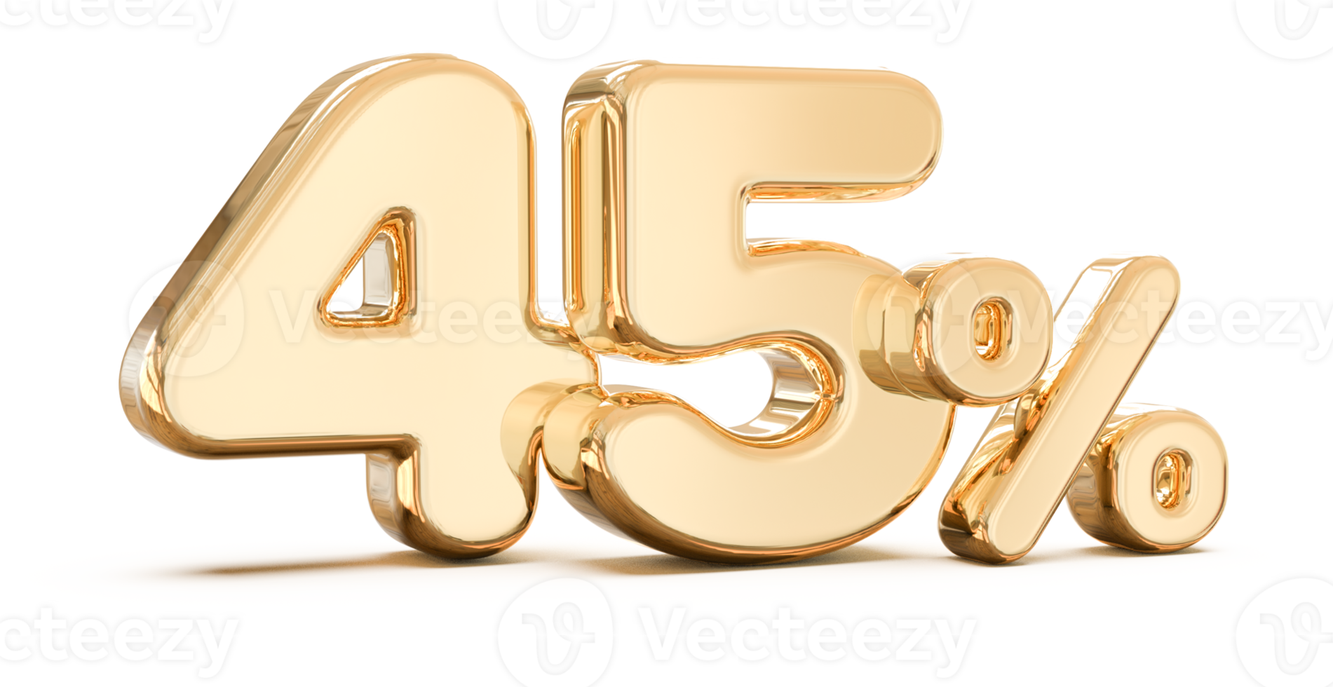sale number 45 percent 3d png
