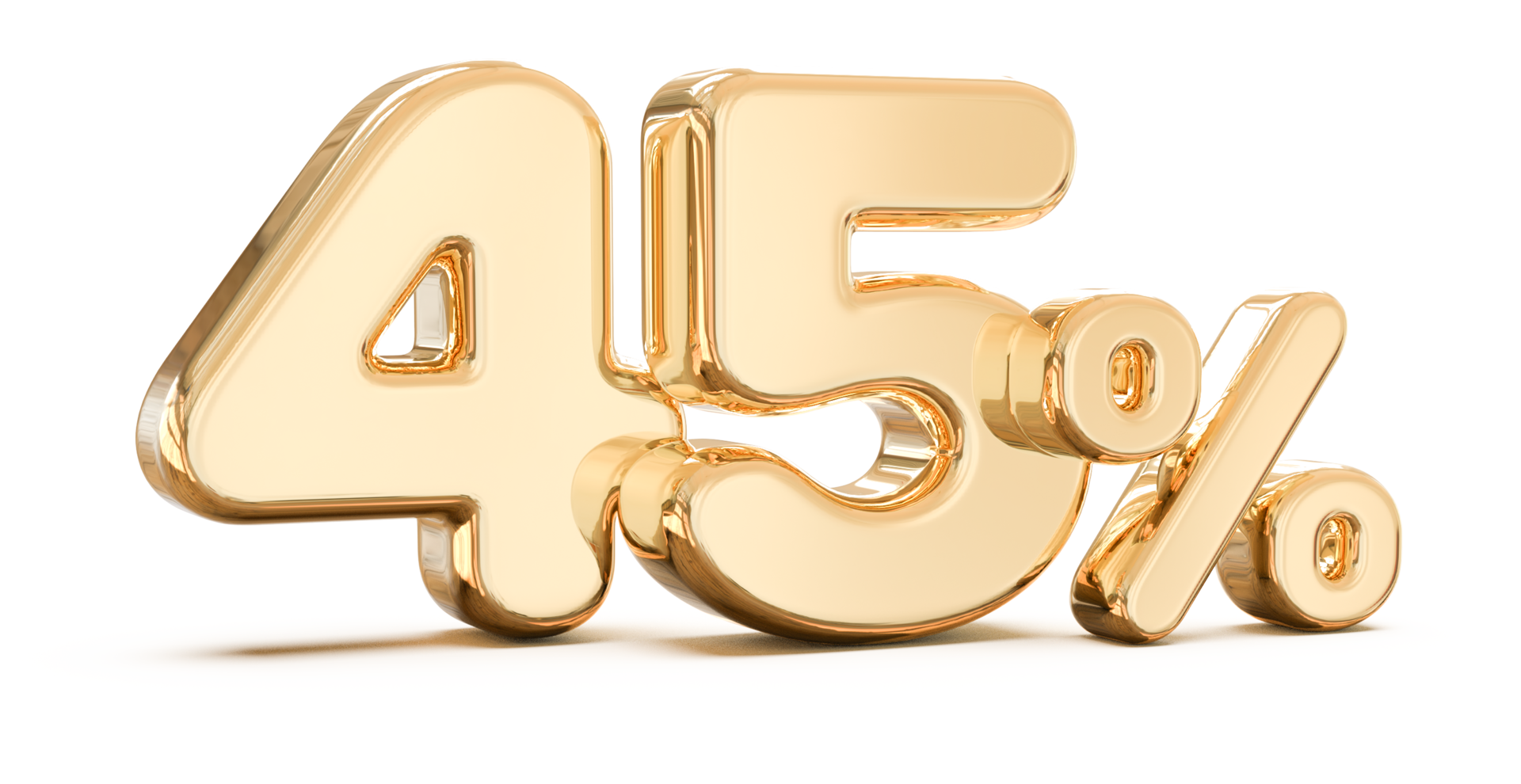 Sale Number 45 Percent 3d 11297923 PNG sale-number-45-percent-3d-11297923-png