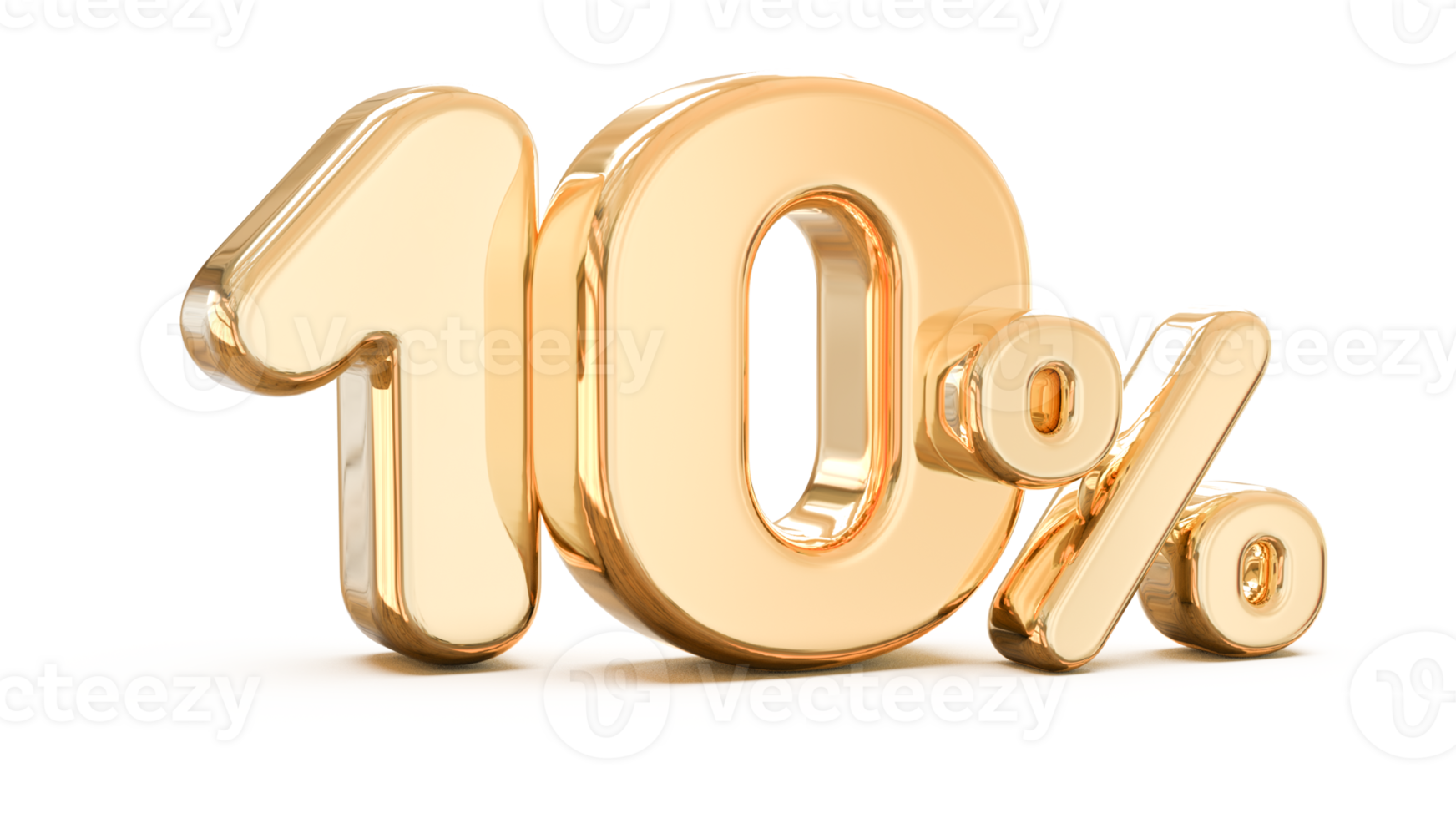 sale number 10 percent 3d png