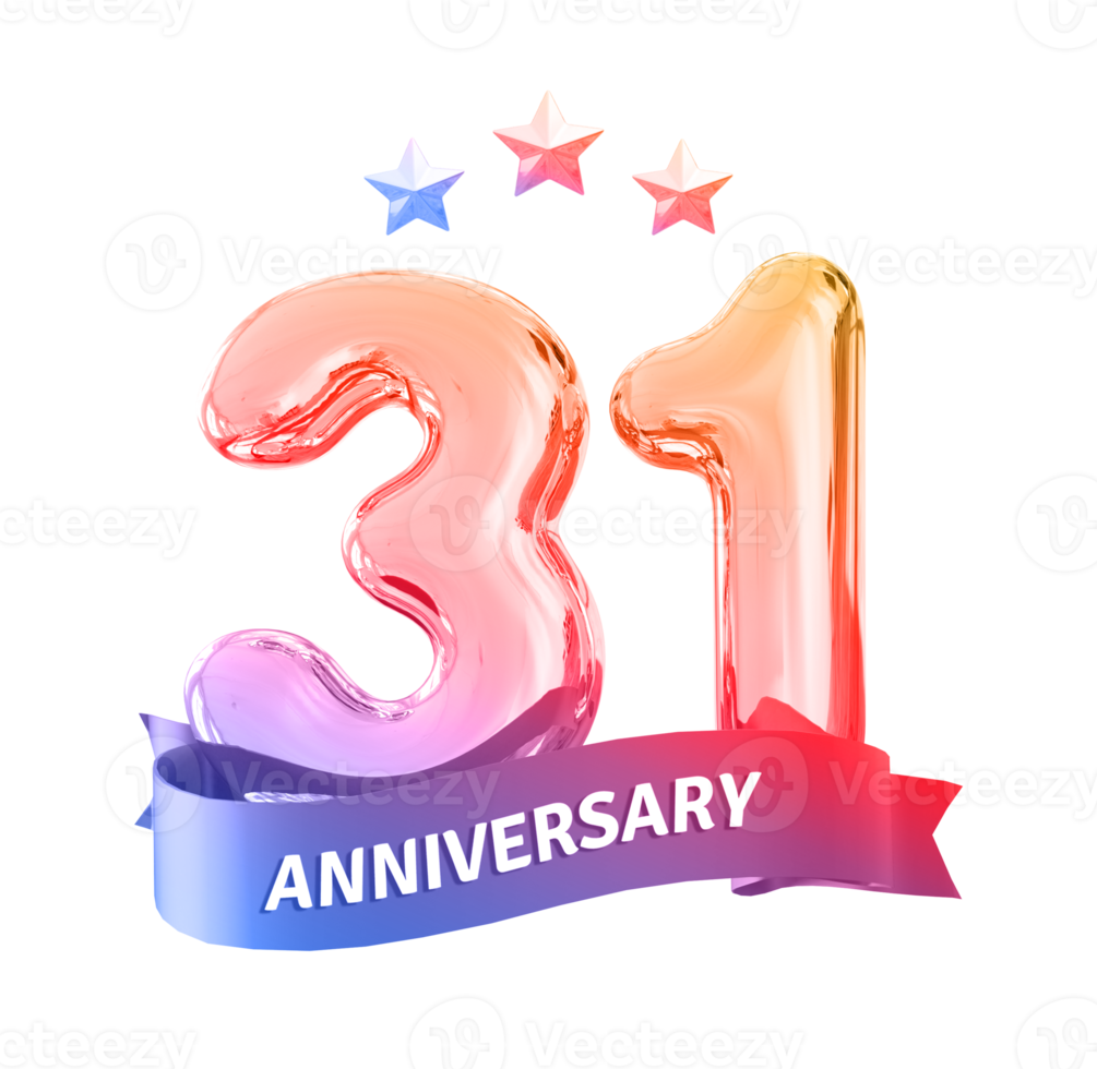 31 Years Anniversary Number 11297938 PNG 31-years-anniversary-number-11297938-png