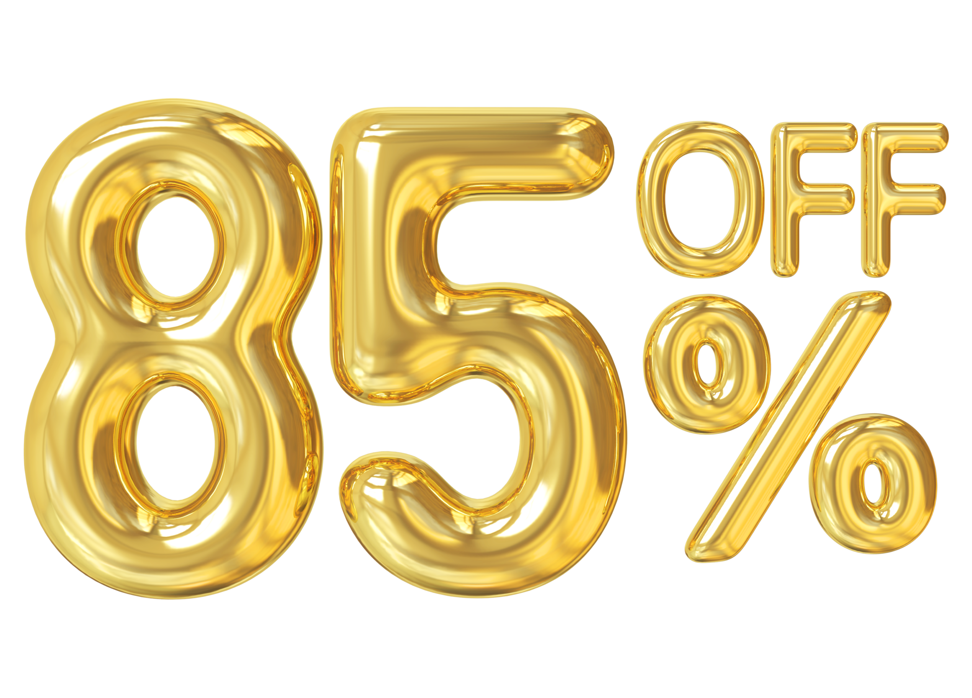 N mero 85 Por Ciento Oro Lujo 11298017 PNG n-mero-85-por-ciento-oro-lujo-11298017-png