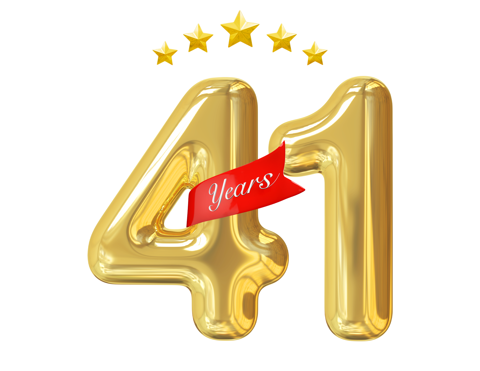 41 Years Anniversary Golden 11298029 PNG 41-years-anniversary-golden-11298029-png