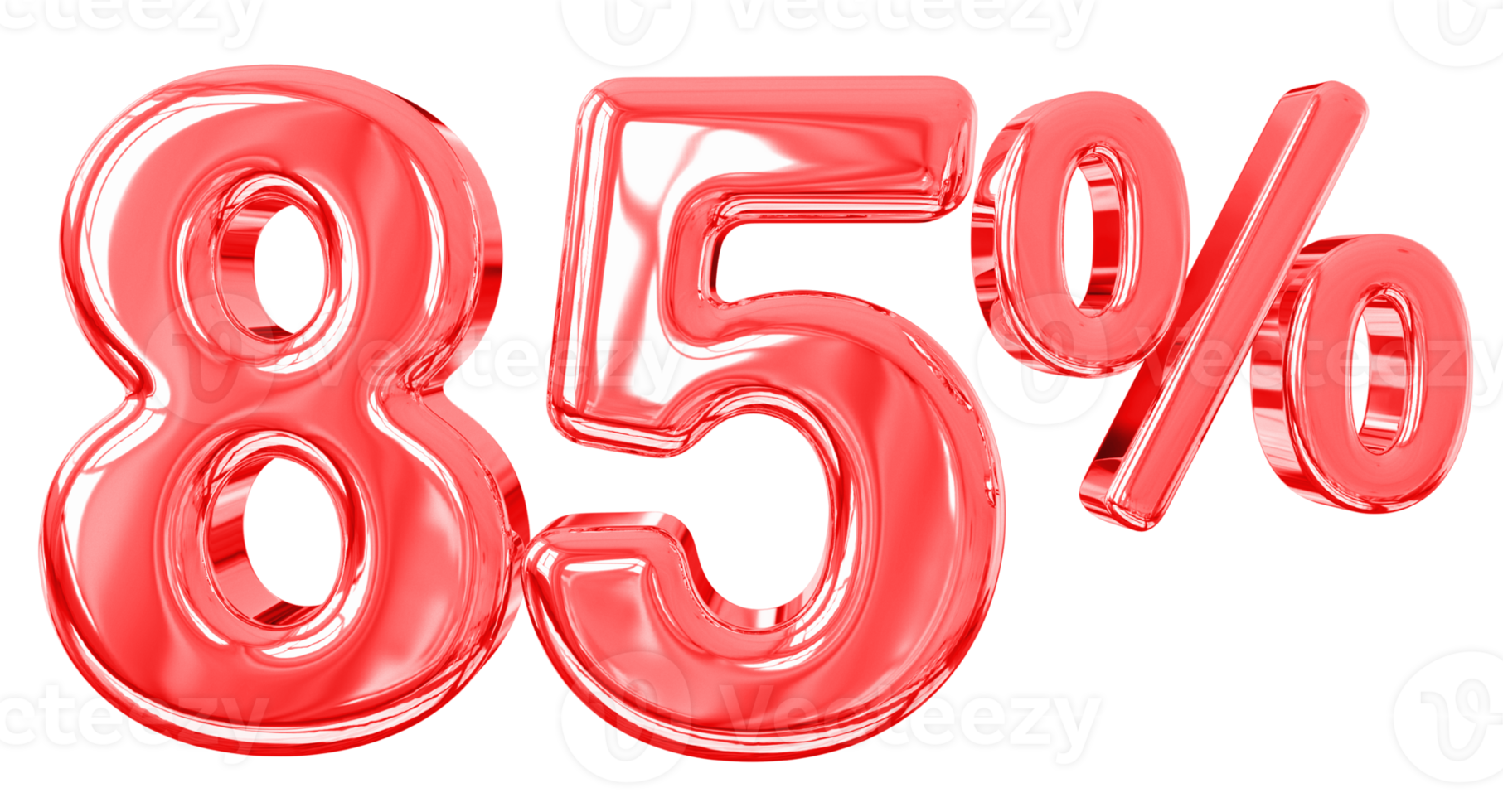 befordran siffra 85 procent 3d png