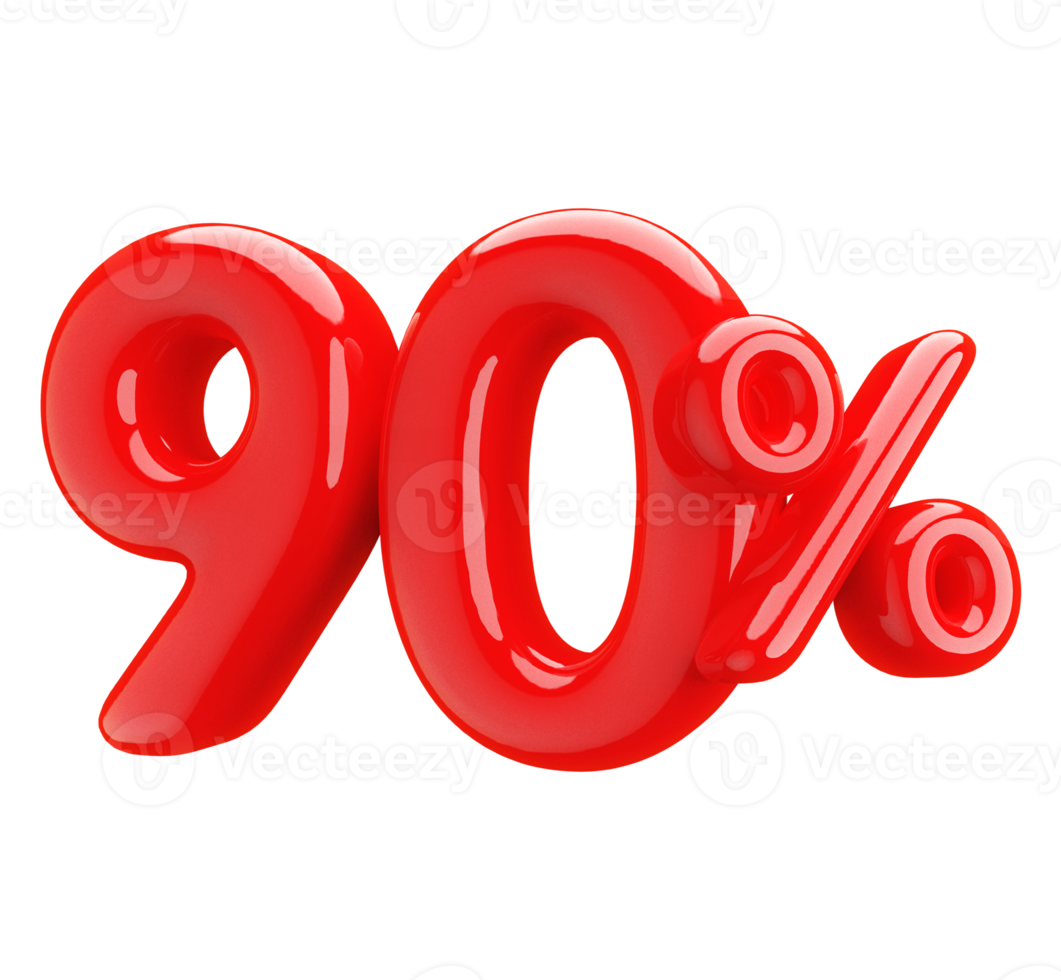 promotion 90 number percent png