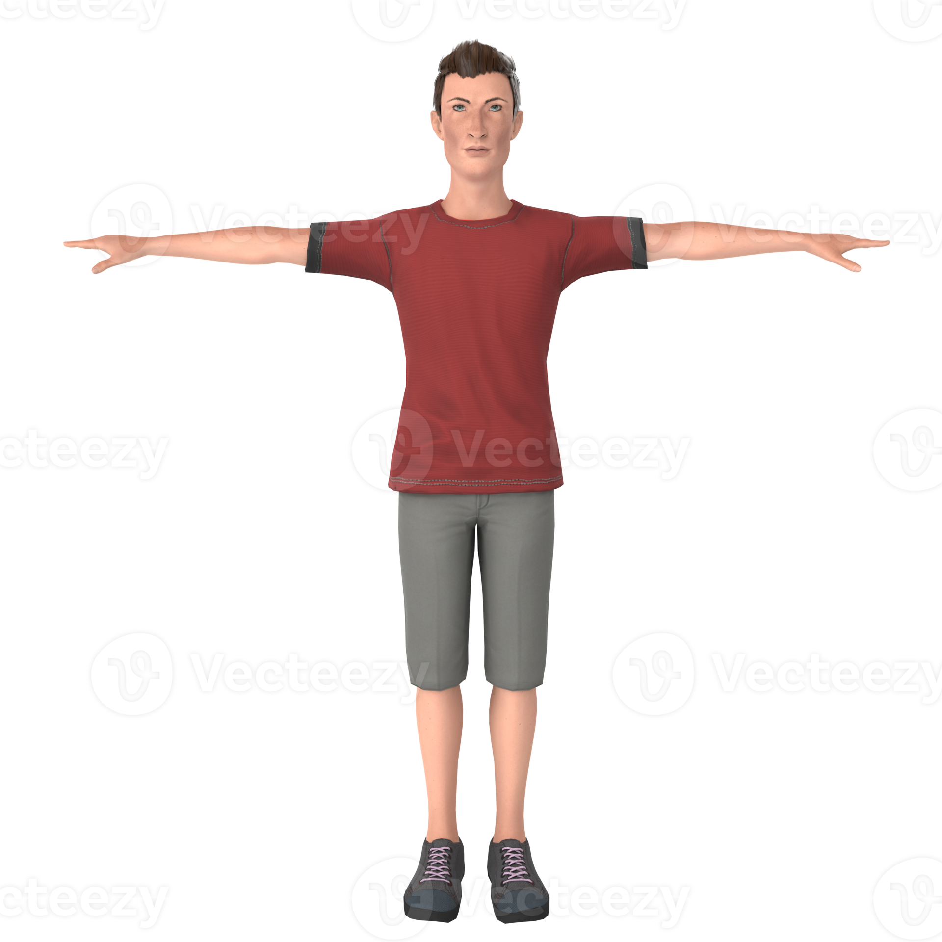 Young tall boy 3d modelling 11298588 PNG