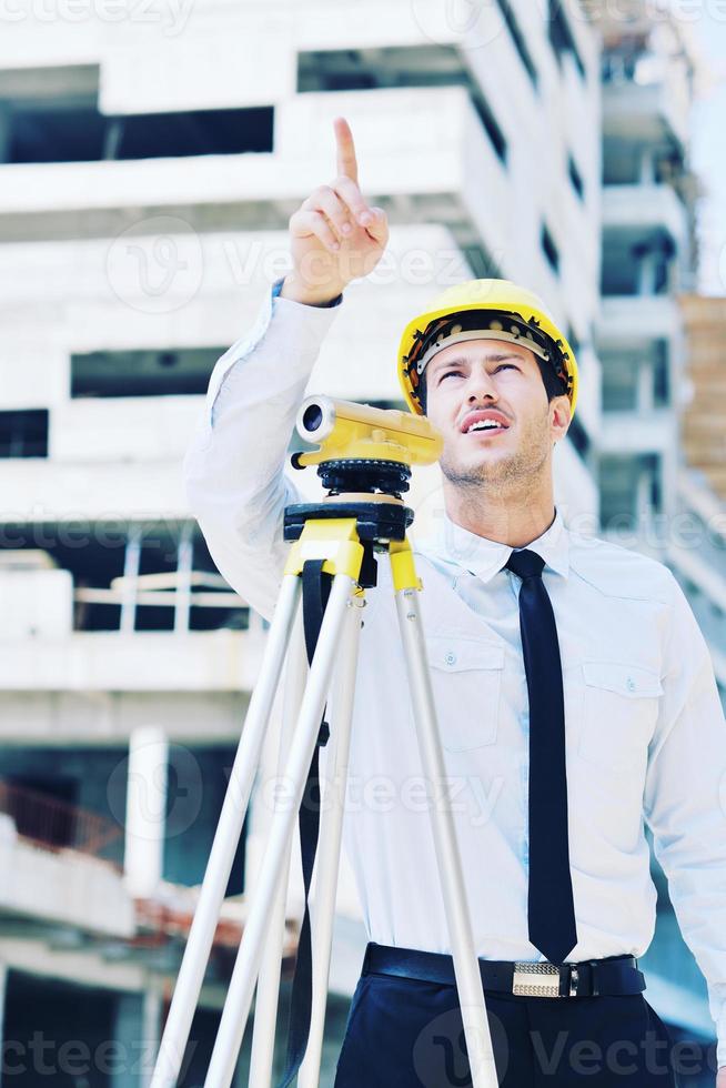 architect on construction site photo