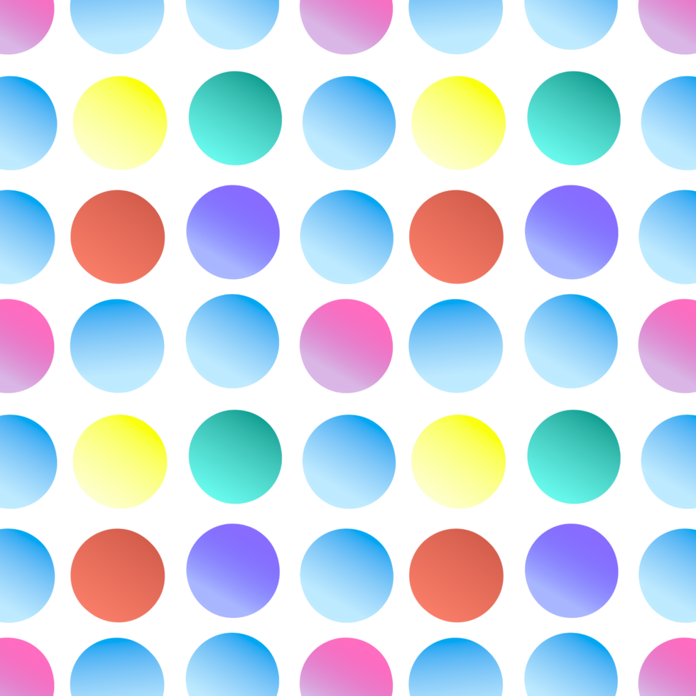 transparent seamless pattern gradient pastel dots png