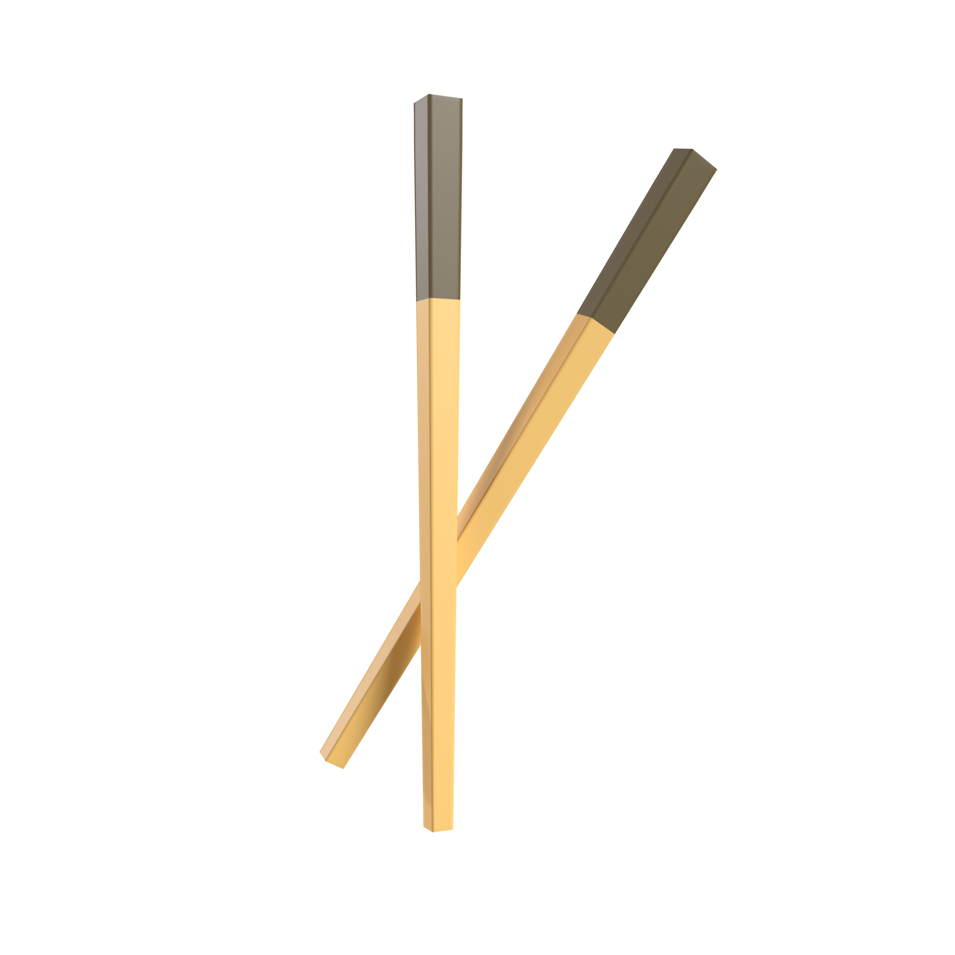 renderização de ilustração 3d chop stick 11298803 PNG