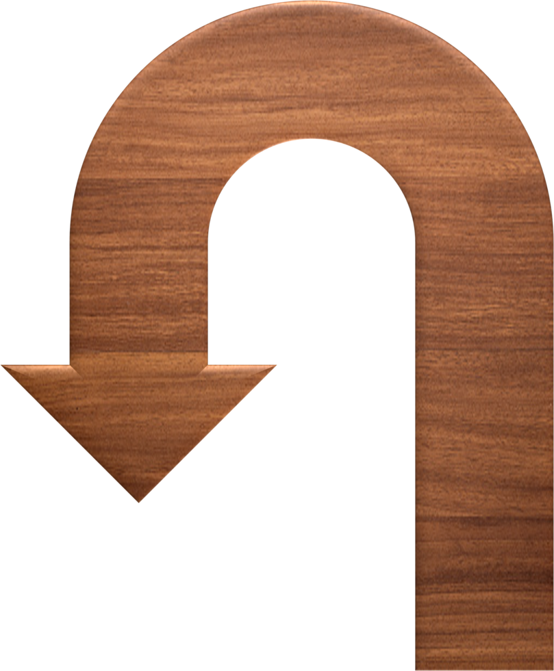 Blank Wooden Arrow png