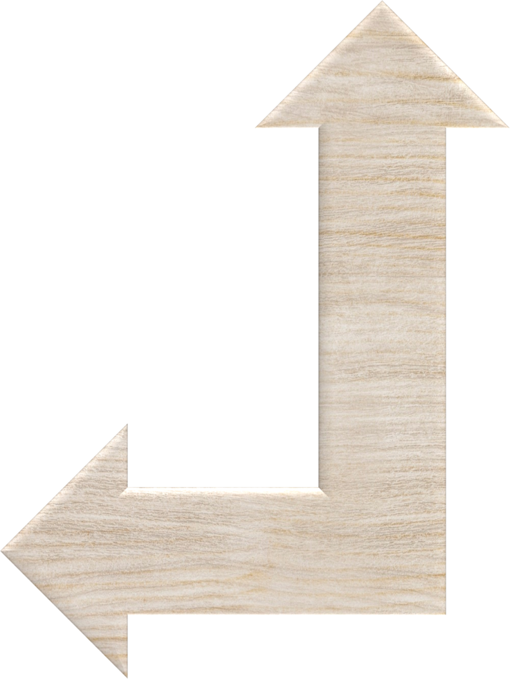 Blank Wooden Arrow png