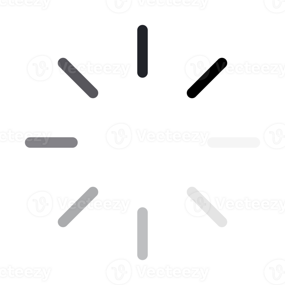 simple loading or buffering icon design png